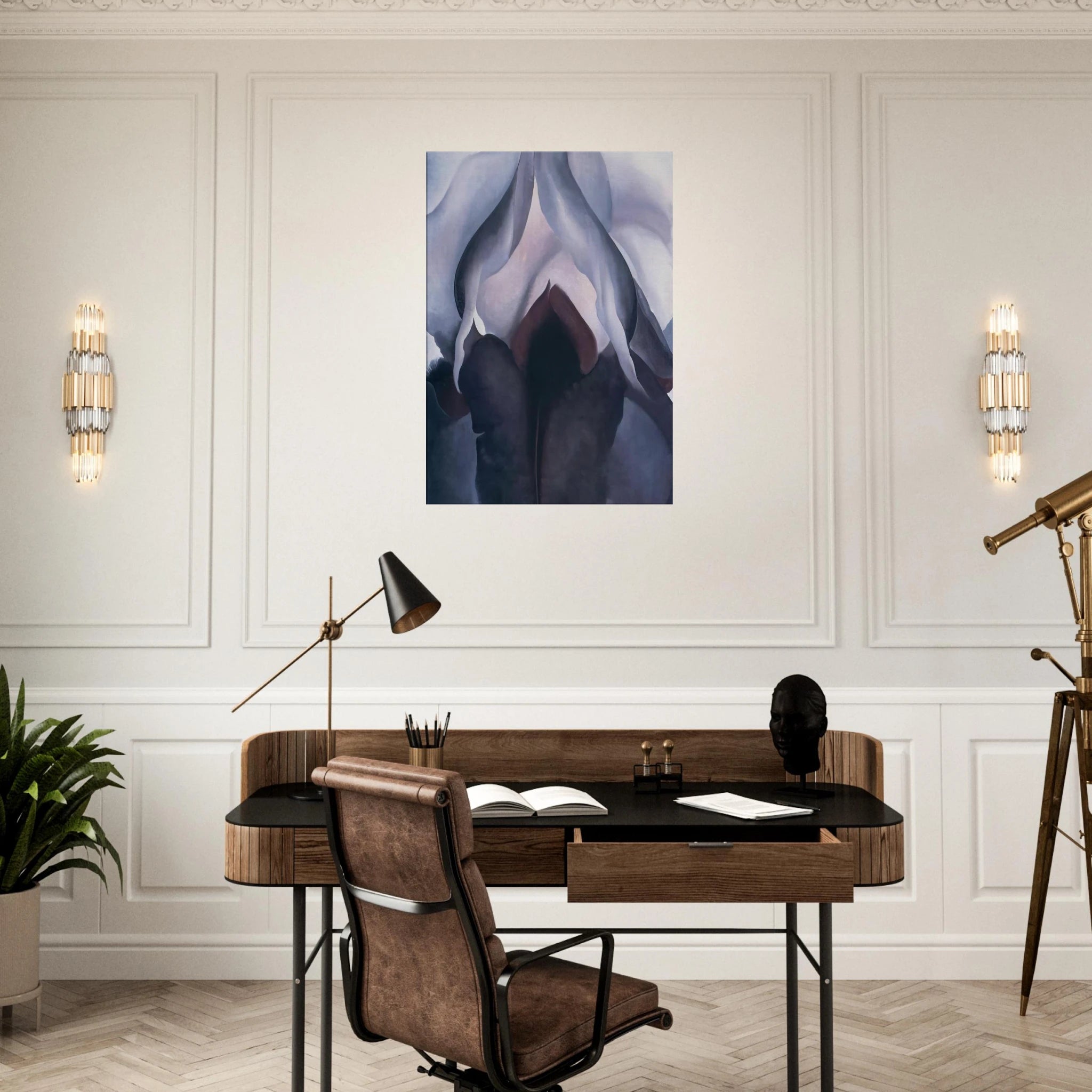 Black Iris III Canvas | Georgia O'Keeffe Canvas | Georgia O Keeffe Prints