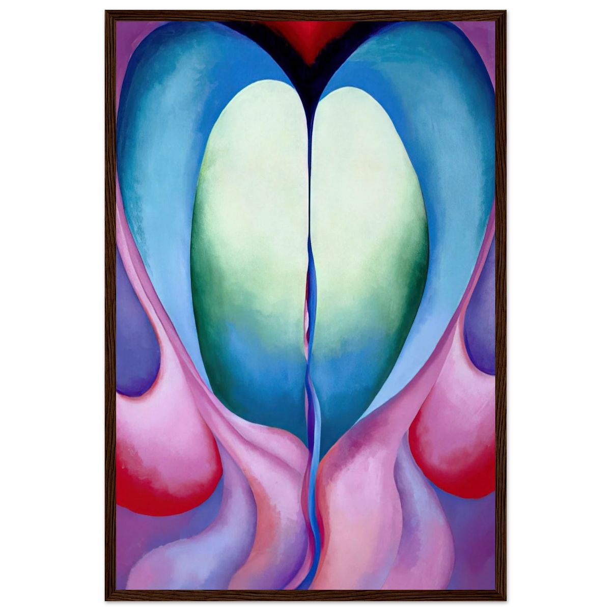 Series I, No. 8 Framed Poster | Georgia O'Keeffe Framed Prints Wall Art | Georgia O Keeffe Prints