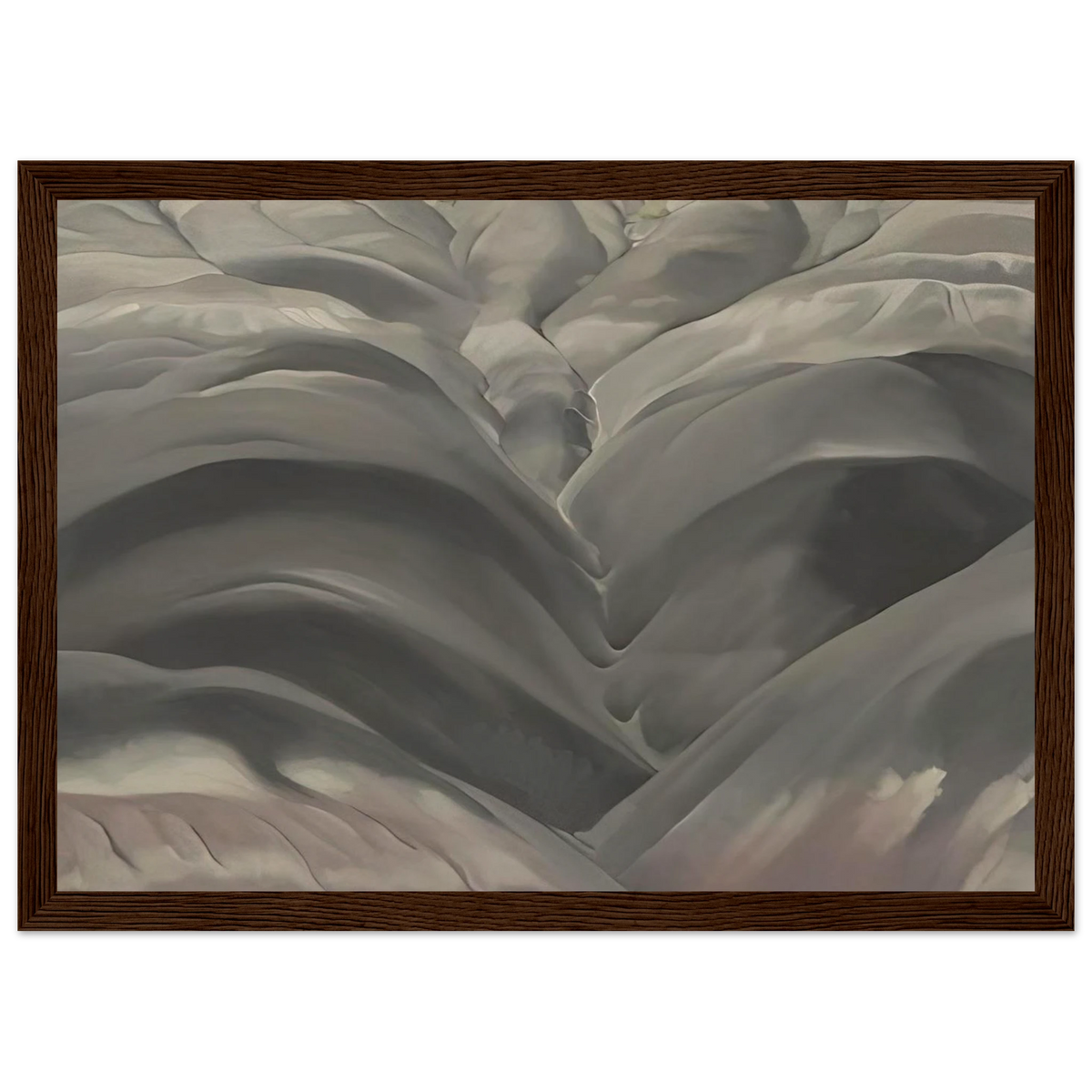 Black Place I Framed Poster | Georgia O'Keeffe Framed Prints Wall Art | Georgia O Keeffe Prints
