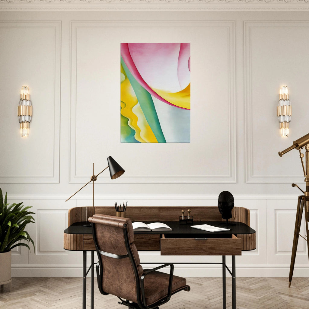 Abstraction No. 77  Tulip  Canvas | Georgia O'Keeffe Canvas | Georgia O Keeffe Prints