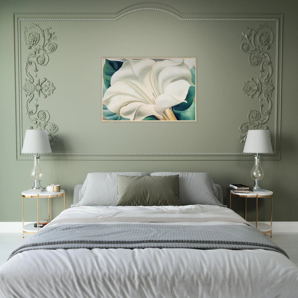 Jimson Weed 2 Framed Poster | Georgia O'Keeffe Framed Prints Wall Art | Georgia O Keeffe Prints
