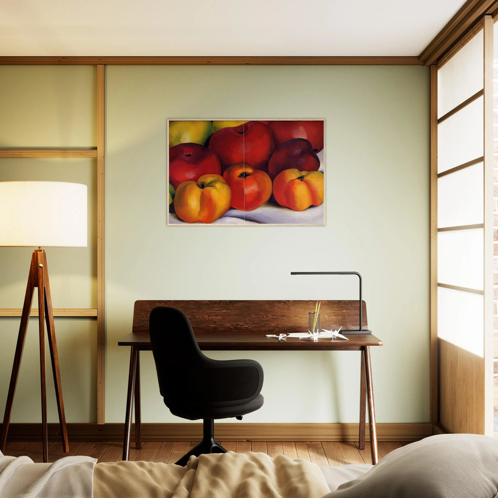 Apple Family Framed Poster | Georgia O'Keeffe Framed Prints Wall Art | Georgia O Keeffe Prints