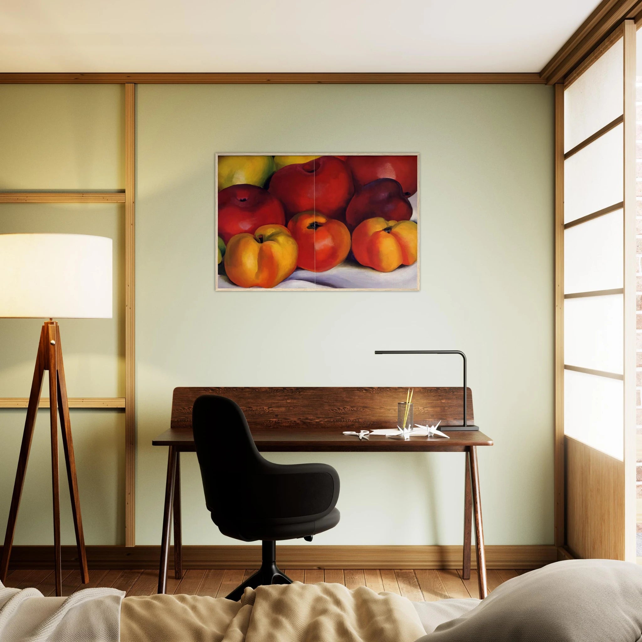 Apple Family Framed Poster | Georgia O'Keeffe Framed Prints Wall Art | Georgia O Keeffe Prints