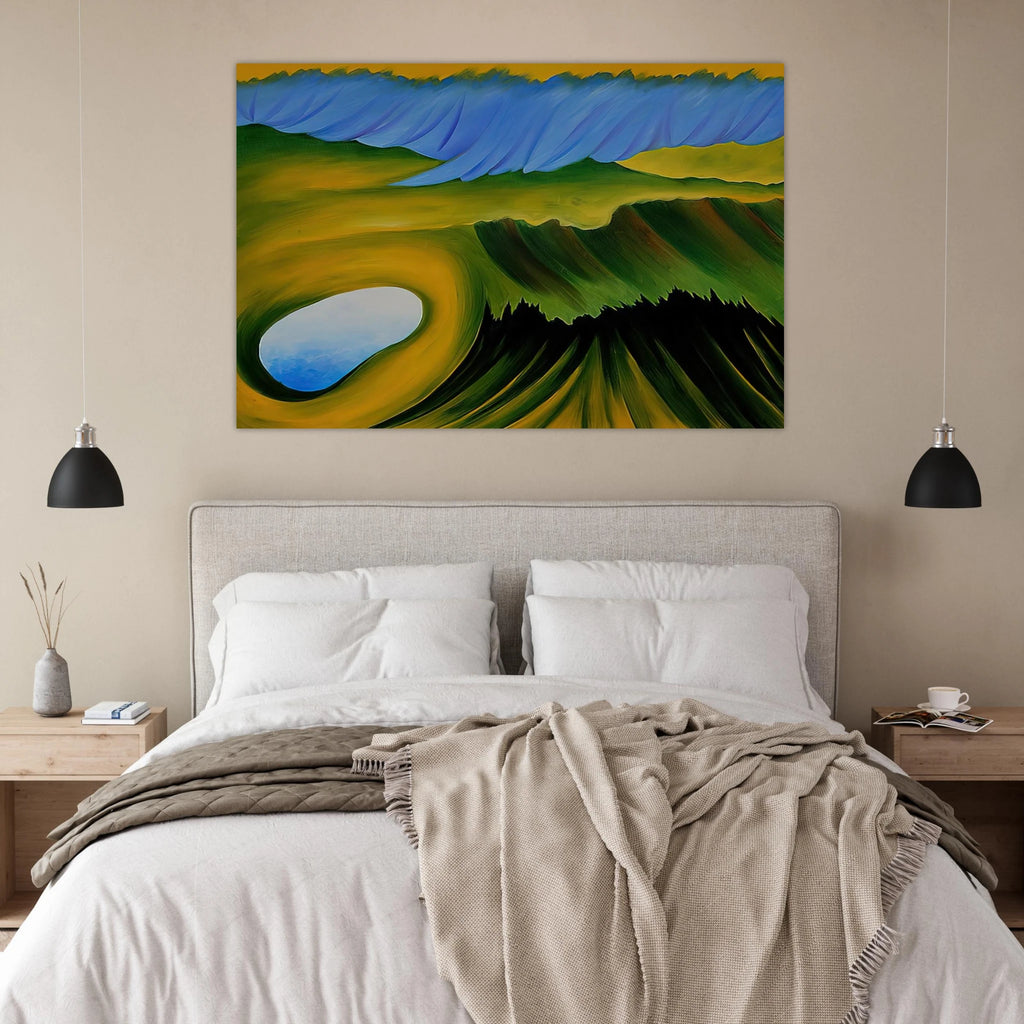 Mountains and Lake Poster | Georgia O'Keeffe Poster | Georgia O Keeffe Prints