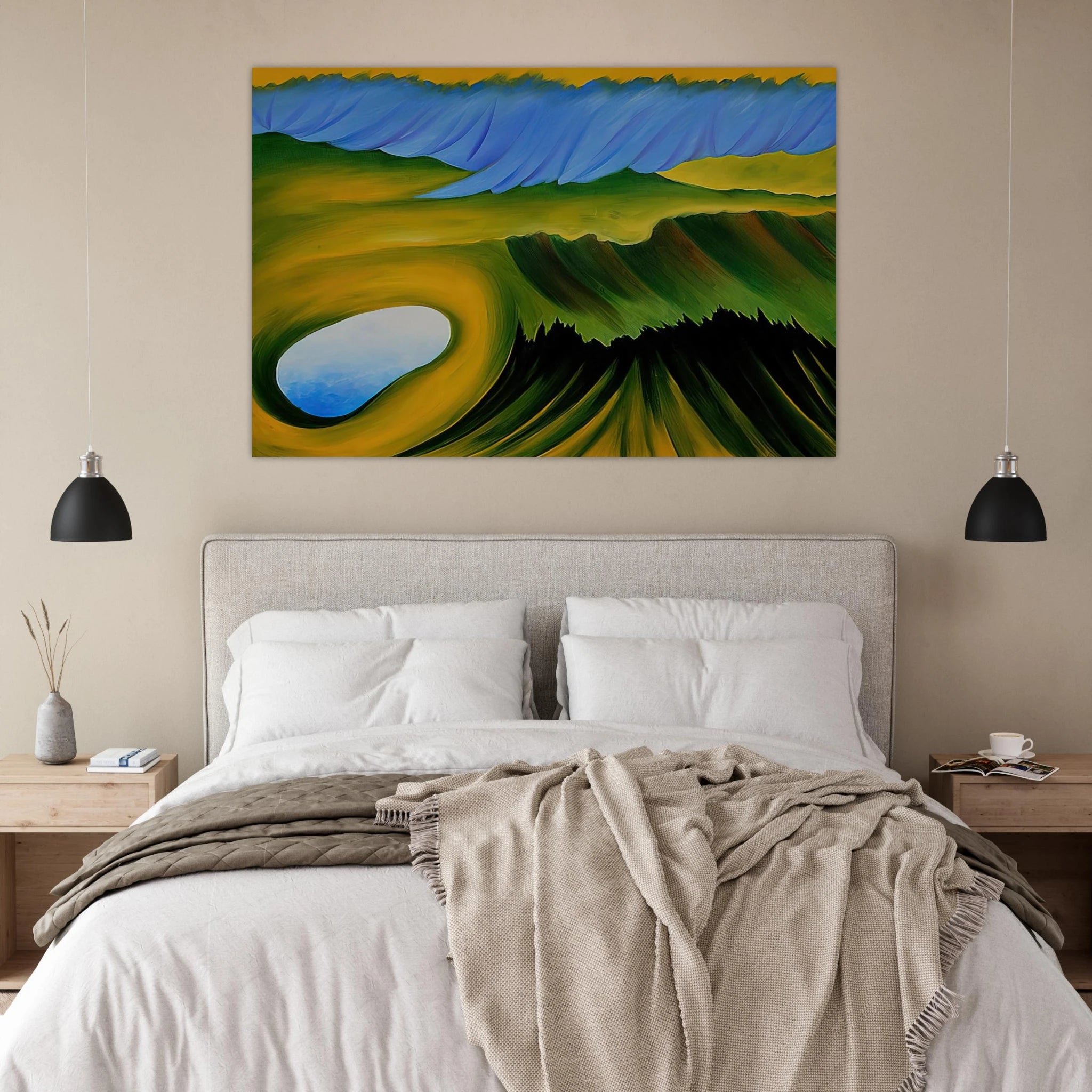 Mountains and Lake Poster | Georgia O'Keeffe Poster | Georgia O Keeffe Prints