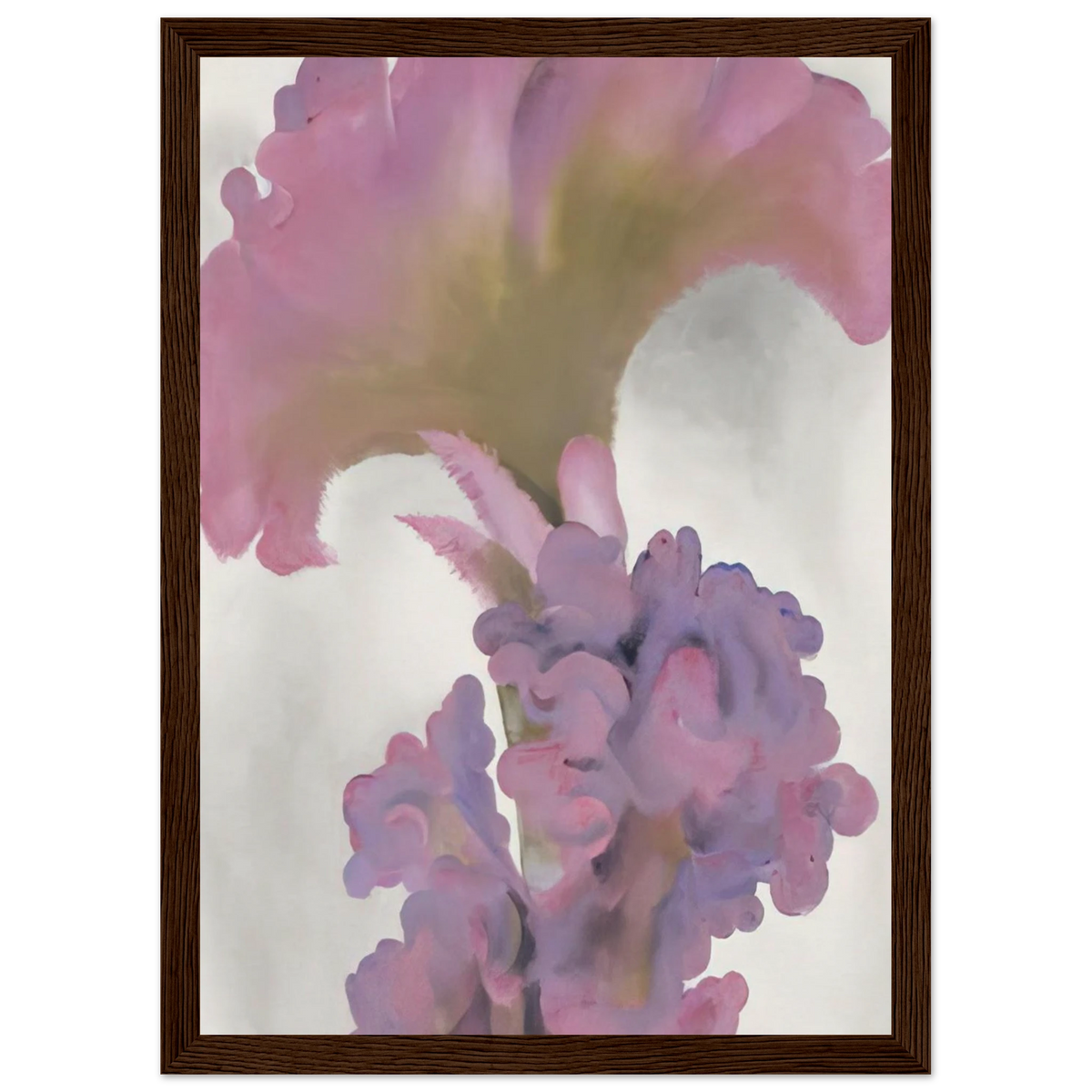 Coxcomb Framed Poster | Georgia O'Keeffe Framed Prints Wall Art | Georgia O Keeffe Prints