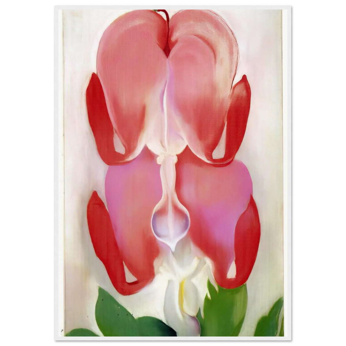 Bleeding Heart Framed Poster | Georgia O'Keeffe Framed Prints Wall Art | Georgia O Keeffe Prints
