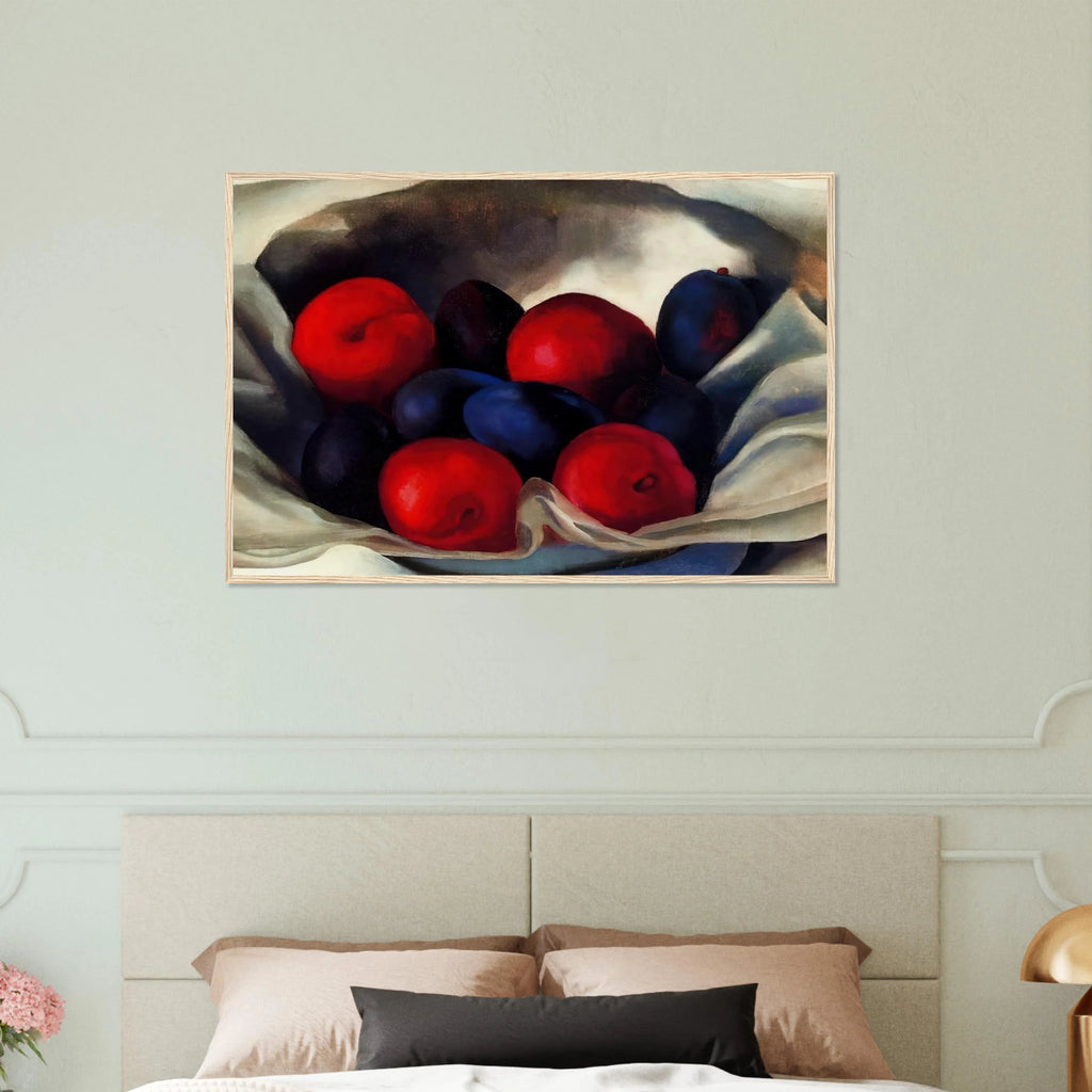 Plums Framed Poster | Georgia O'Keeffe Framed Prints Wall Art | Georgia O Keeffe Prints