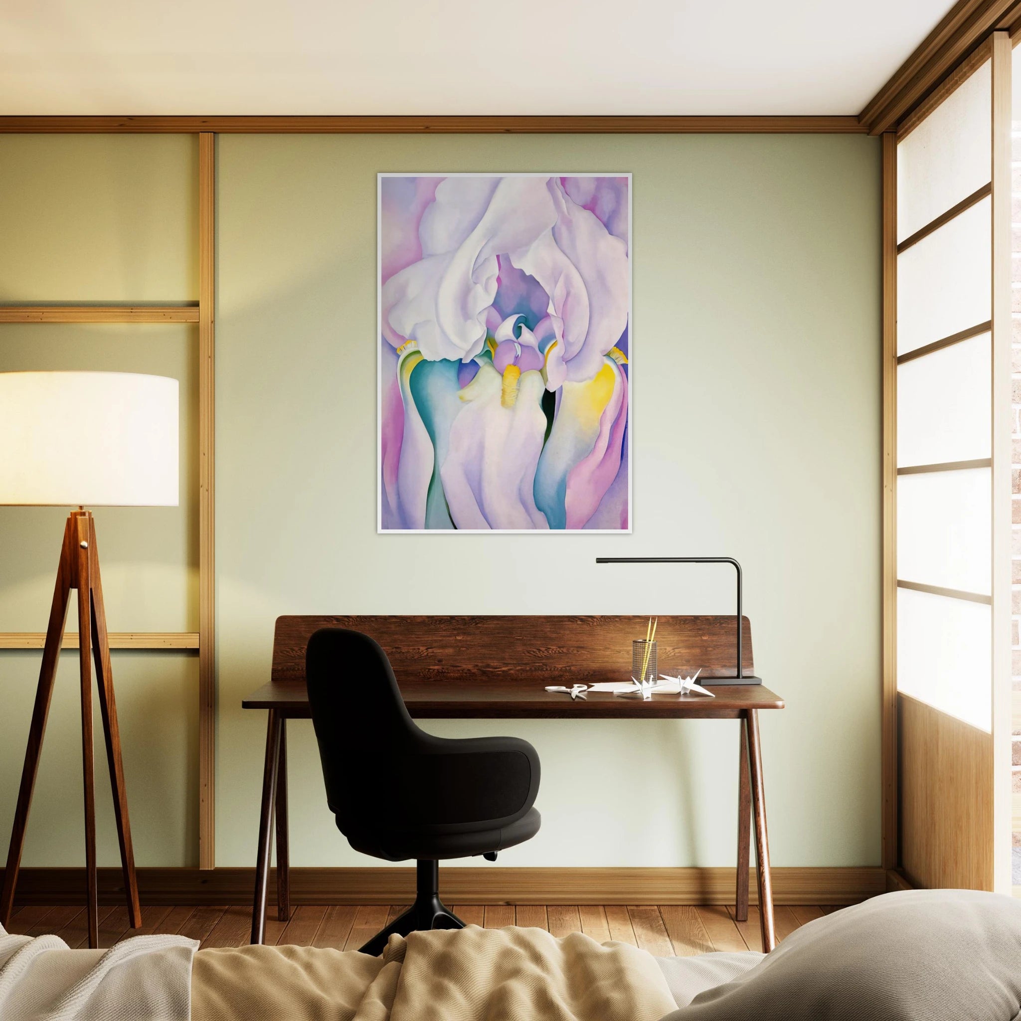 Light of Iris Framed Poster | Georgia O'Keeffe Framed Prints Wall Art | Georgia O Keeffe Prints