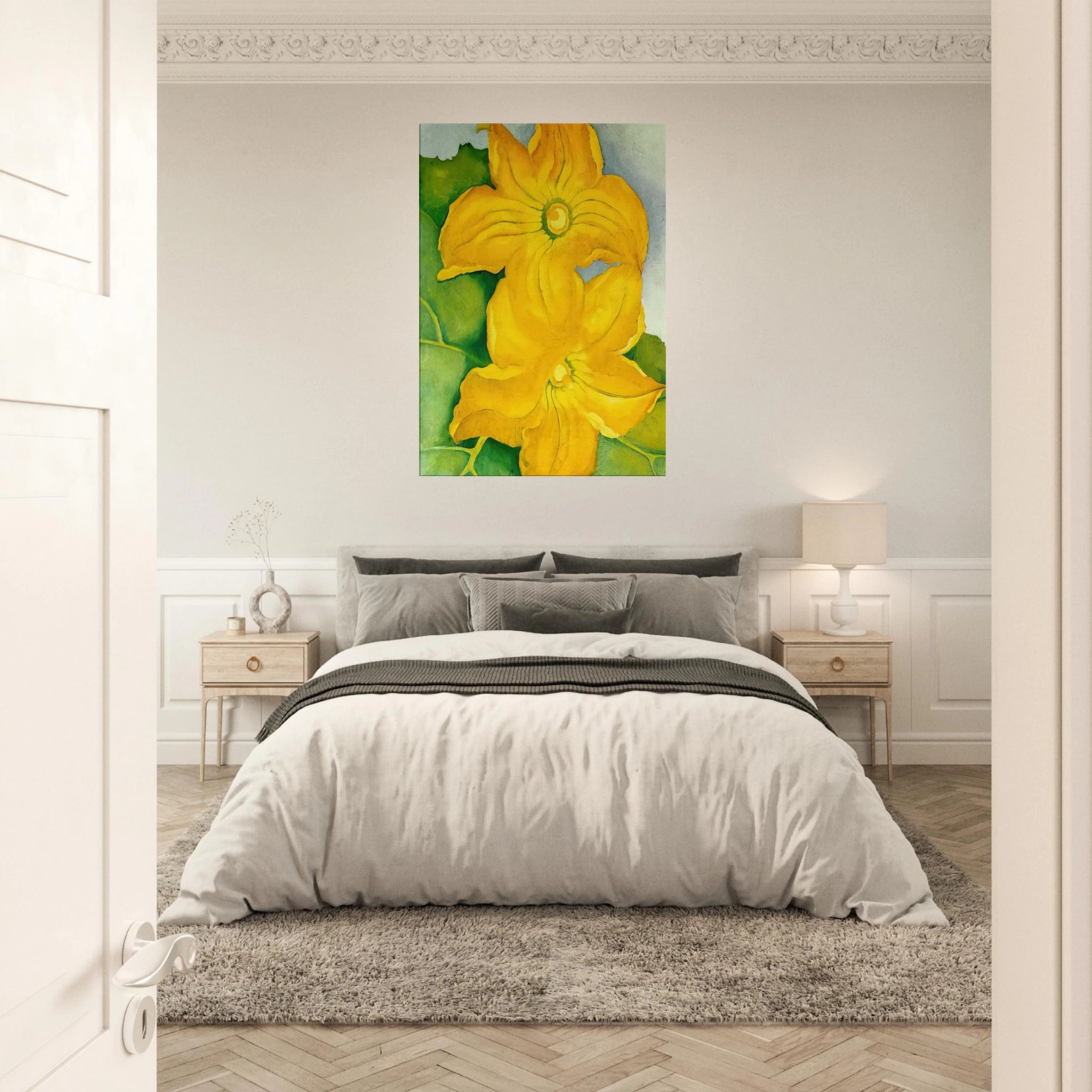 Squash Blossoms I Canvas | Georgia O'Keeffe Canvas | Georgia O Keeffe Prints