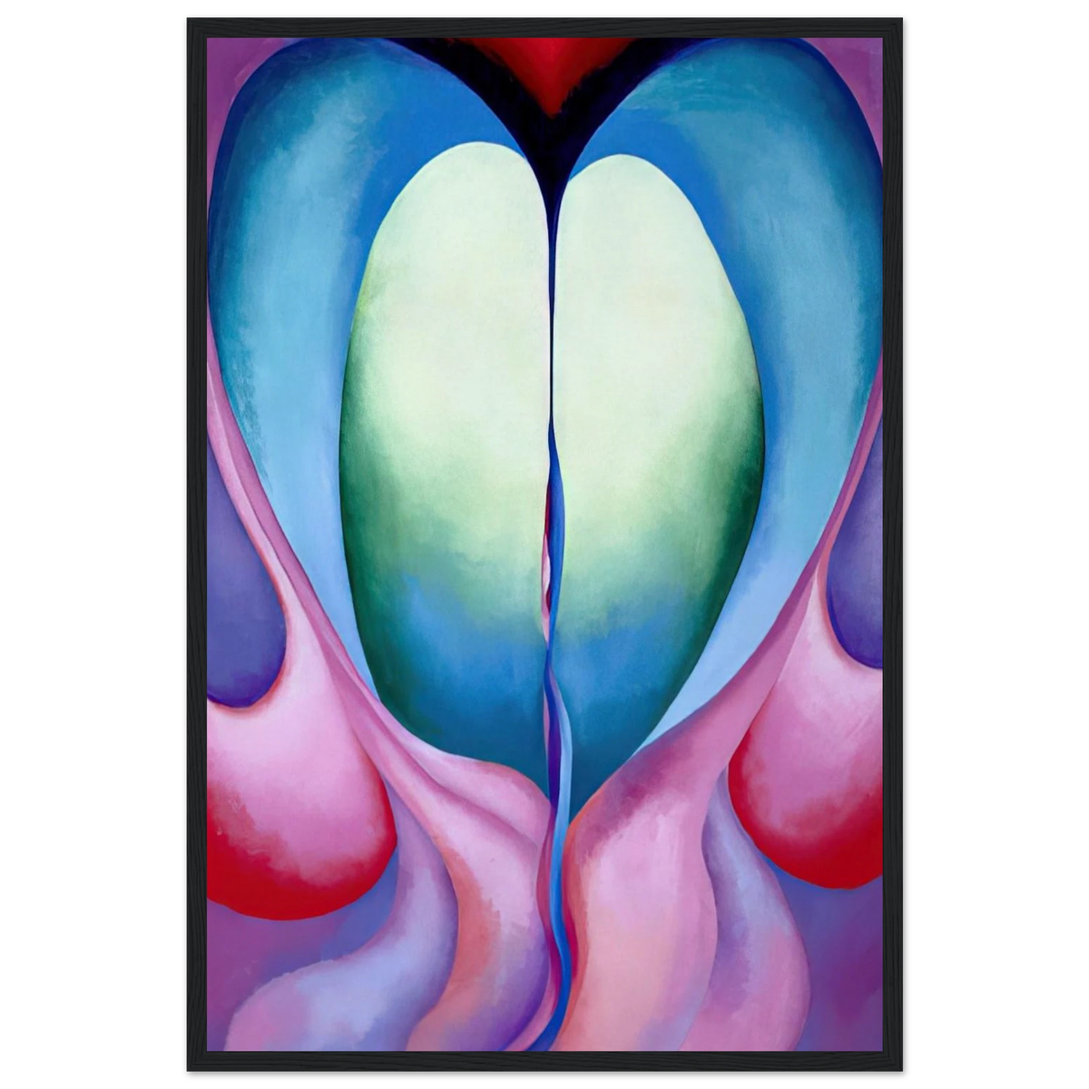Series I, No. 8 Framed Poster | Georgia O'Keeffe Framed Prints Wall Art | Georgia O Keeffe Prints