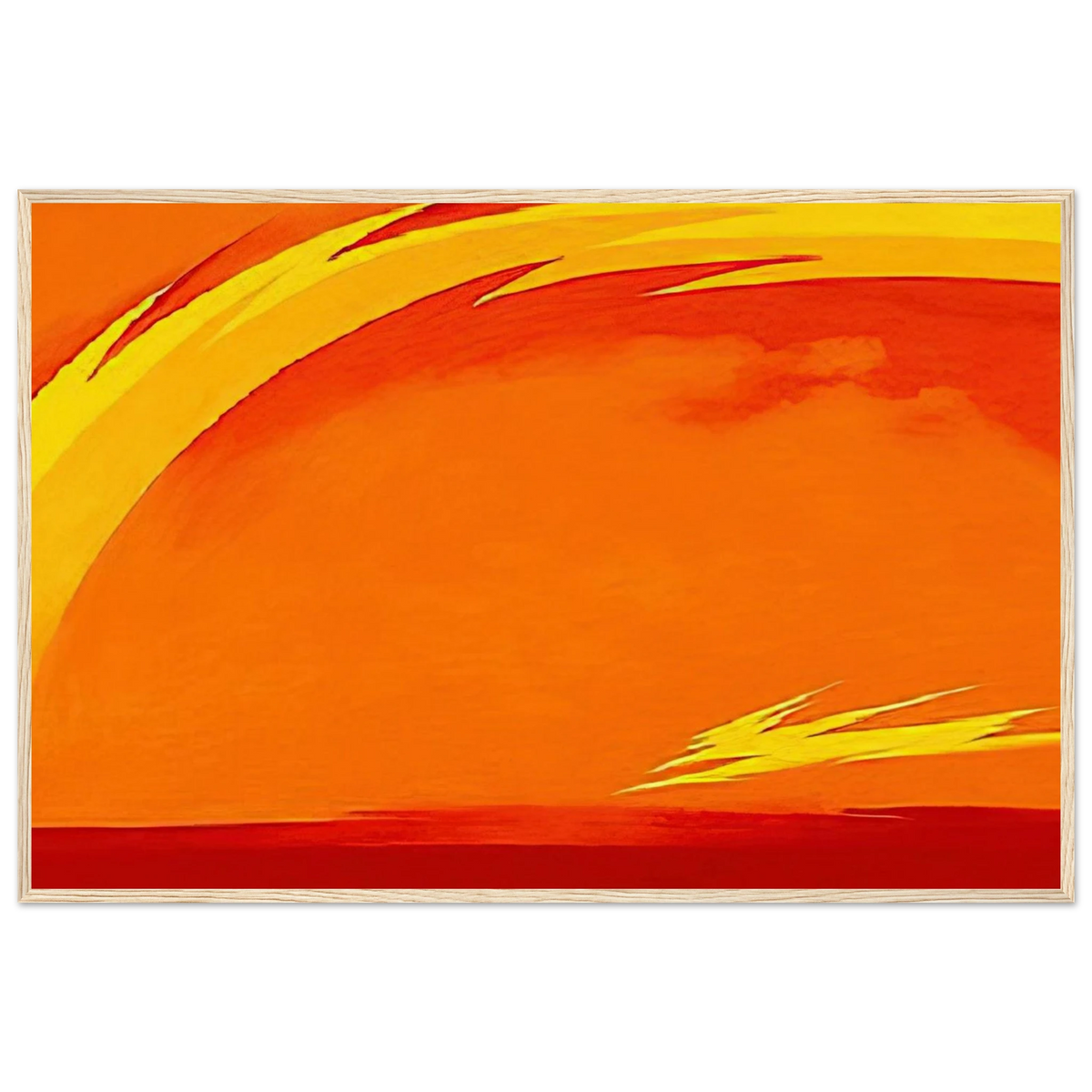 From the Plains II Framed Poster | Georgia O'Keeffe Framed Prints Wall Art | Georgia O Keeffe Prints