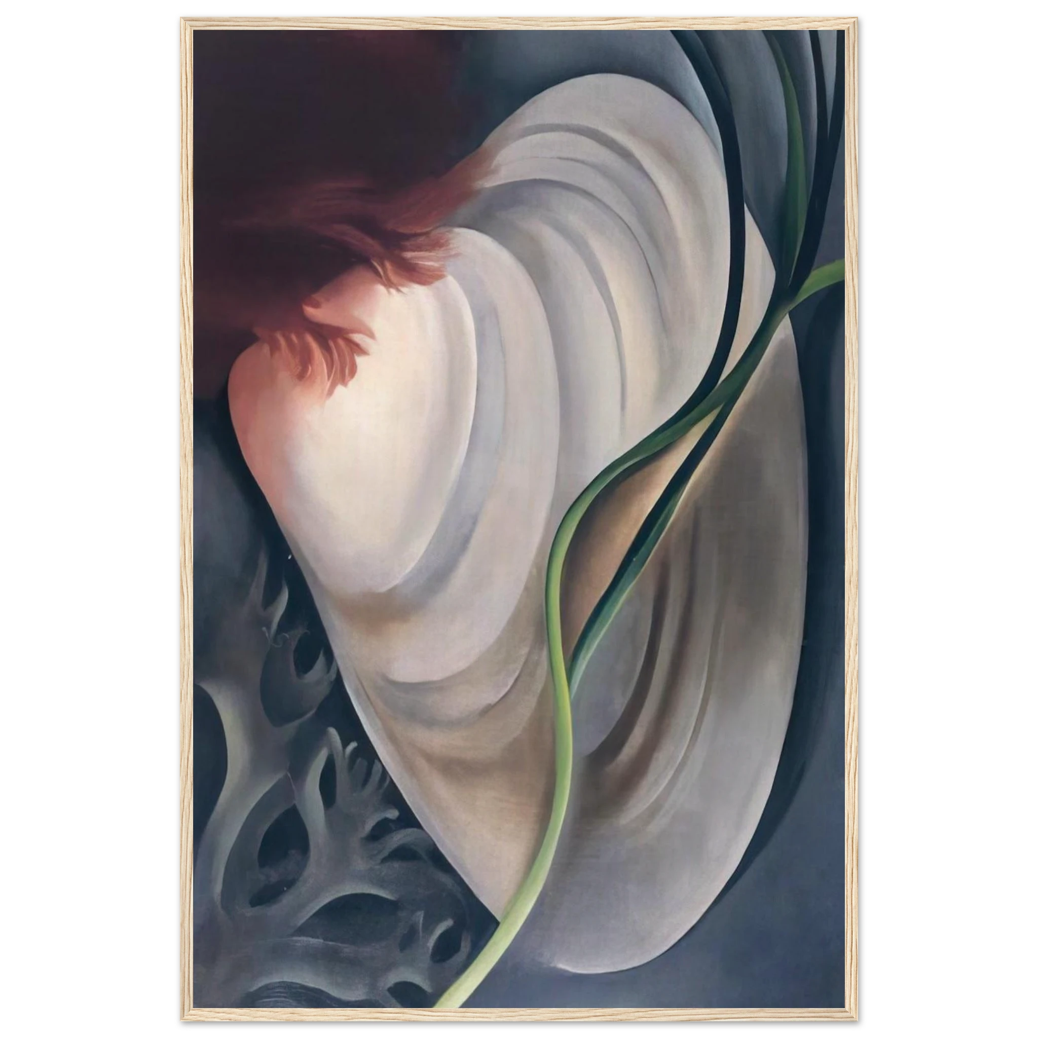 Shell No 2 Framed Poster | Georgia O'Keeffe Framed Prints Wall Art | Georgia O Keeffe Prints