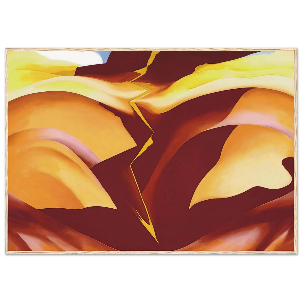 Black Place IV Framed Poster | Georgia O'Keeffe Framed Prints Wall Art | Georgia O Keeffe Prints