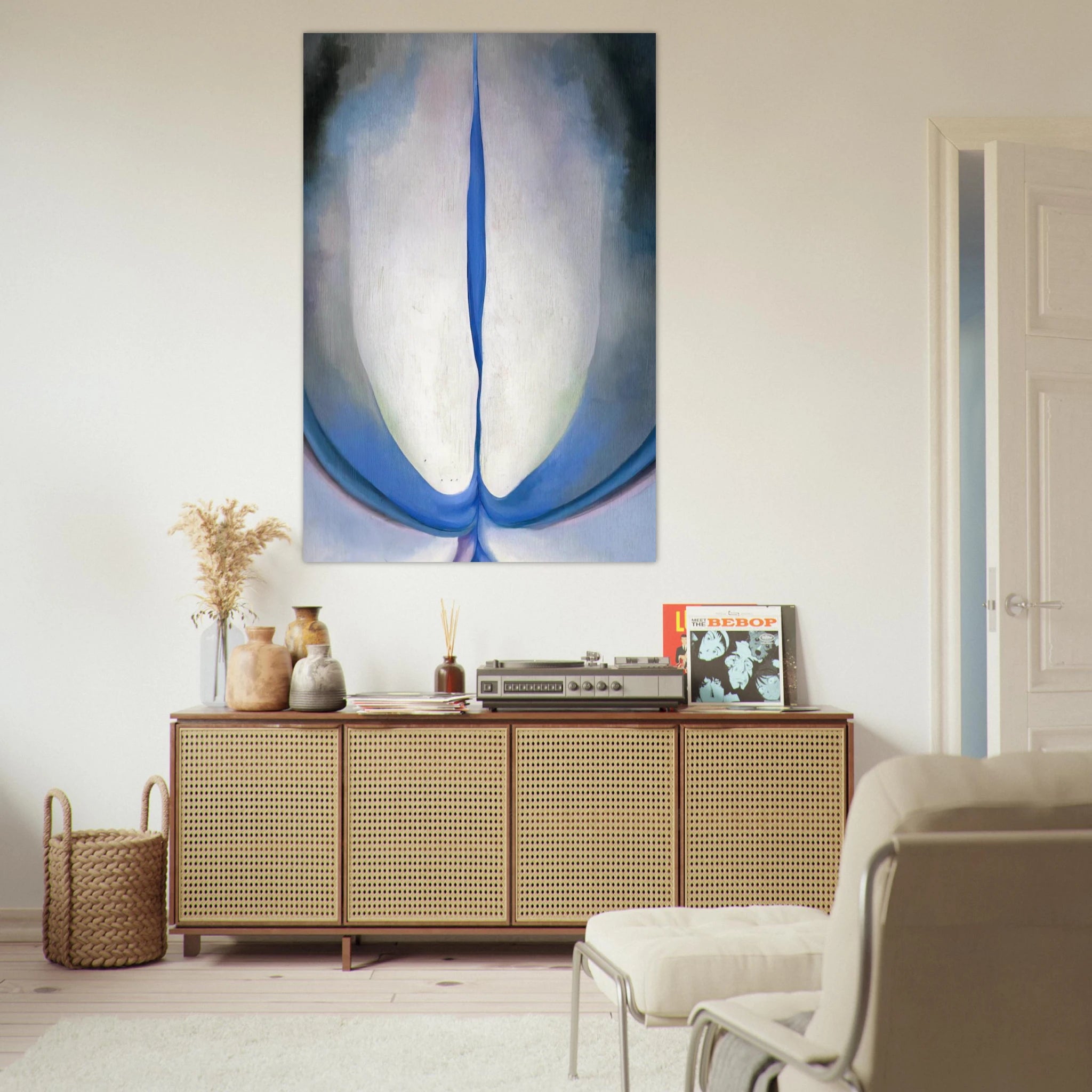 Blue Line Poster | Georgia O'Keeffe Poster | Georgia O Keeffe Prints