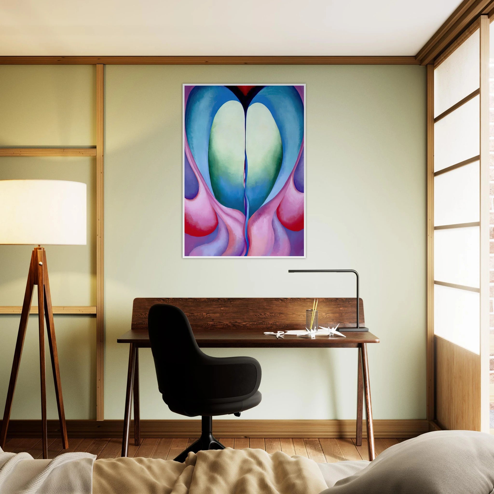 Series I, No. 8 Framed Poster | Georgia O'Keeffe Framed Prints Wall Art | Georgia O Keeffe Prints