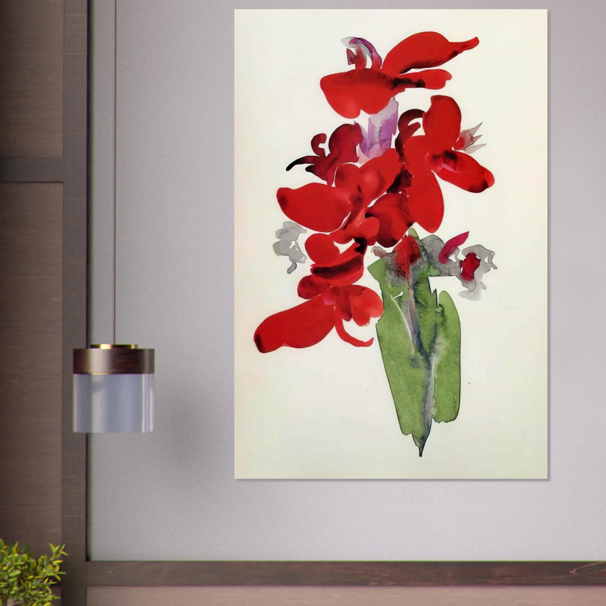 Red Canna Poster | Georgia O'Keeffe Poster | Georgia O Keeffe Prints
