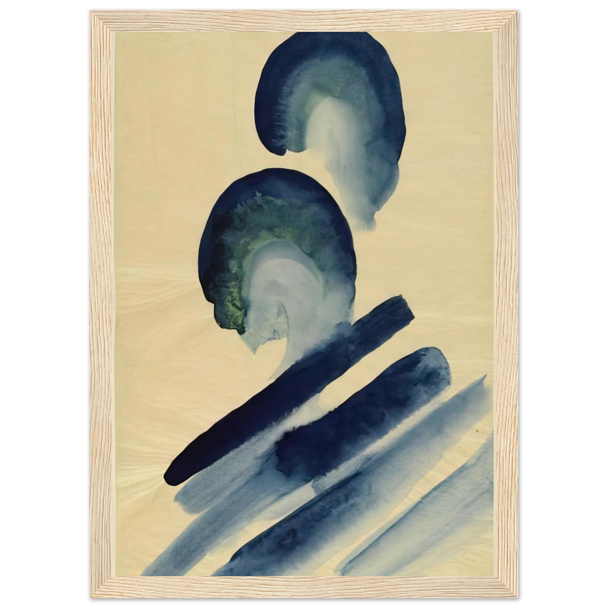 Blue-02 Framed Poster | Georgia O'Keeffe Framed Prints Wall Art | Georgia O Keeffe Prints