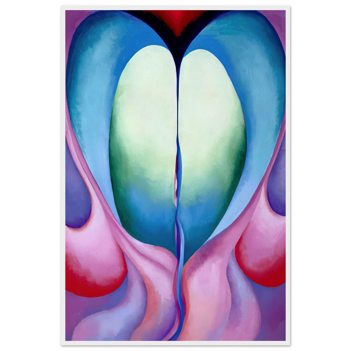Series I, No. 8 Framed Poster | Georgia O'Keeffe Framed Prints Wall Art | Georgia O Keeffe Prints