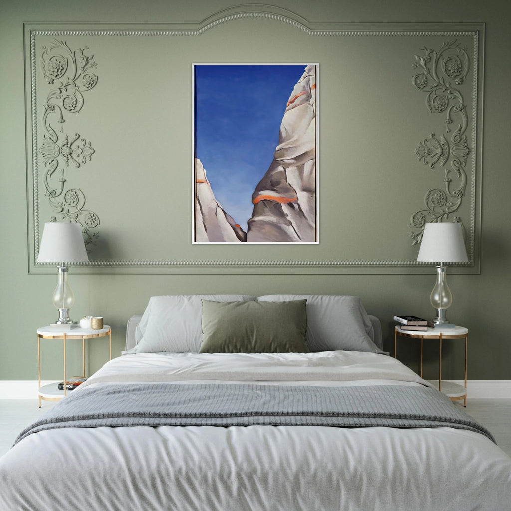 Blue Sky Framed Poster | Georgia O'Keeffe Framed Prints Wall Art | Georgia O Keeffe Prints