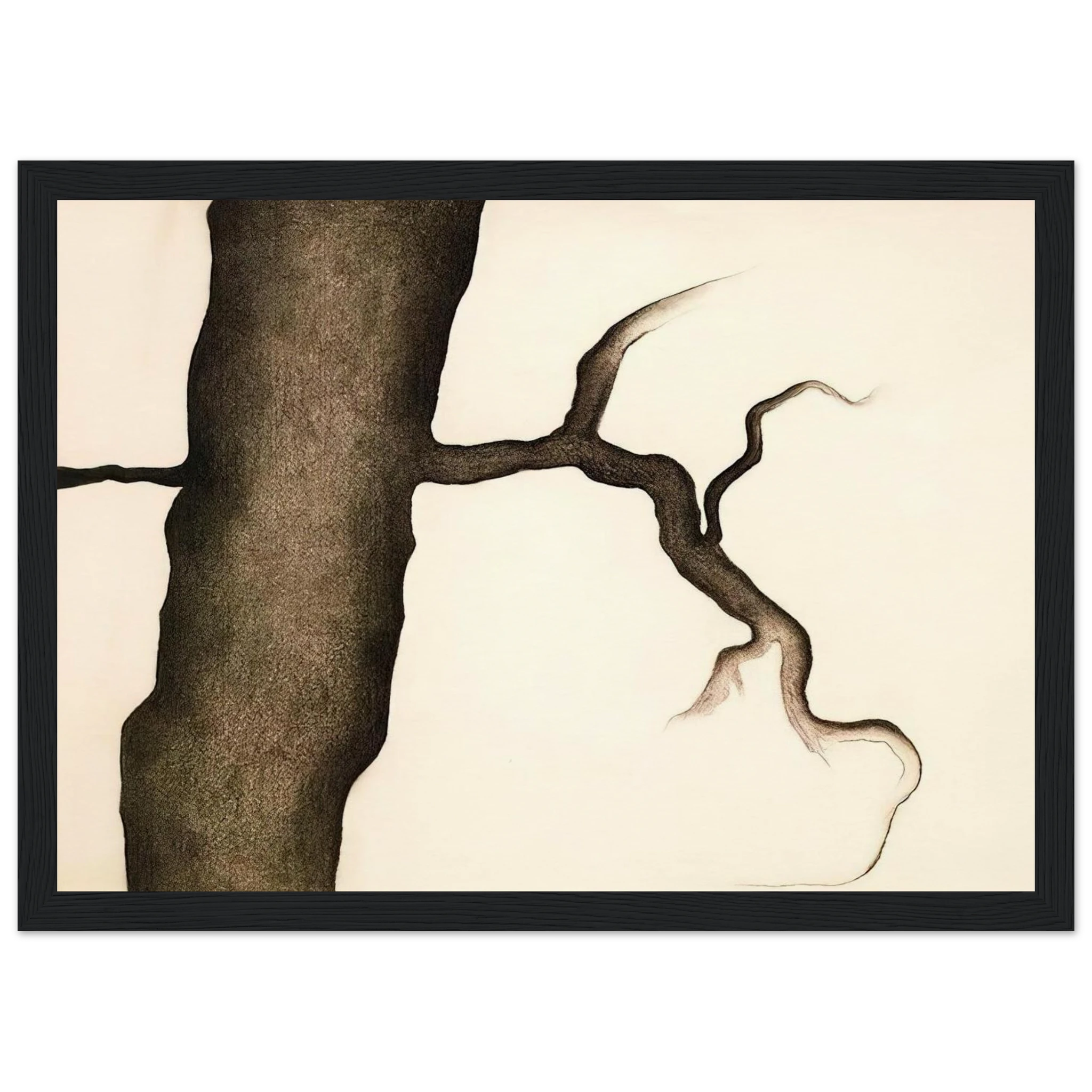 Drawing III Framed Poster | Georgia O'Keeffe Framed Prints Wall Art | Georgia O Keeffe Prints