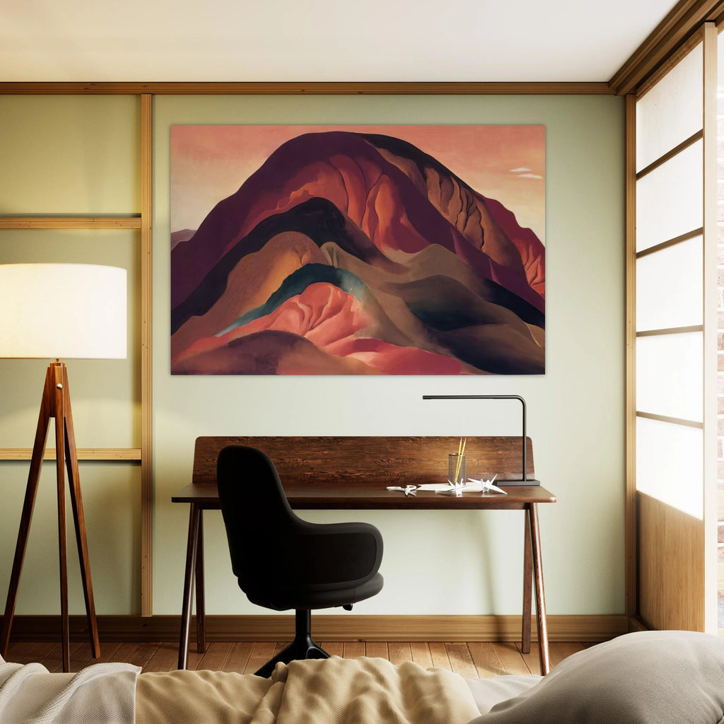 Rust Red Hills Poster | Georgia O'Keeffe Poster | Georgia O Keeffe Prints