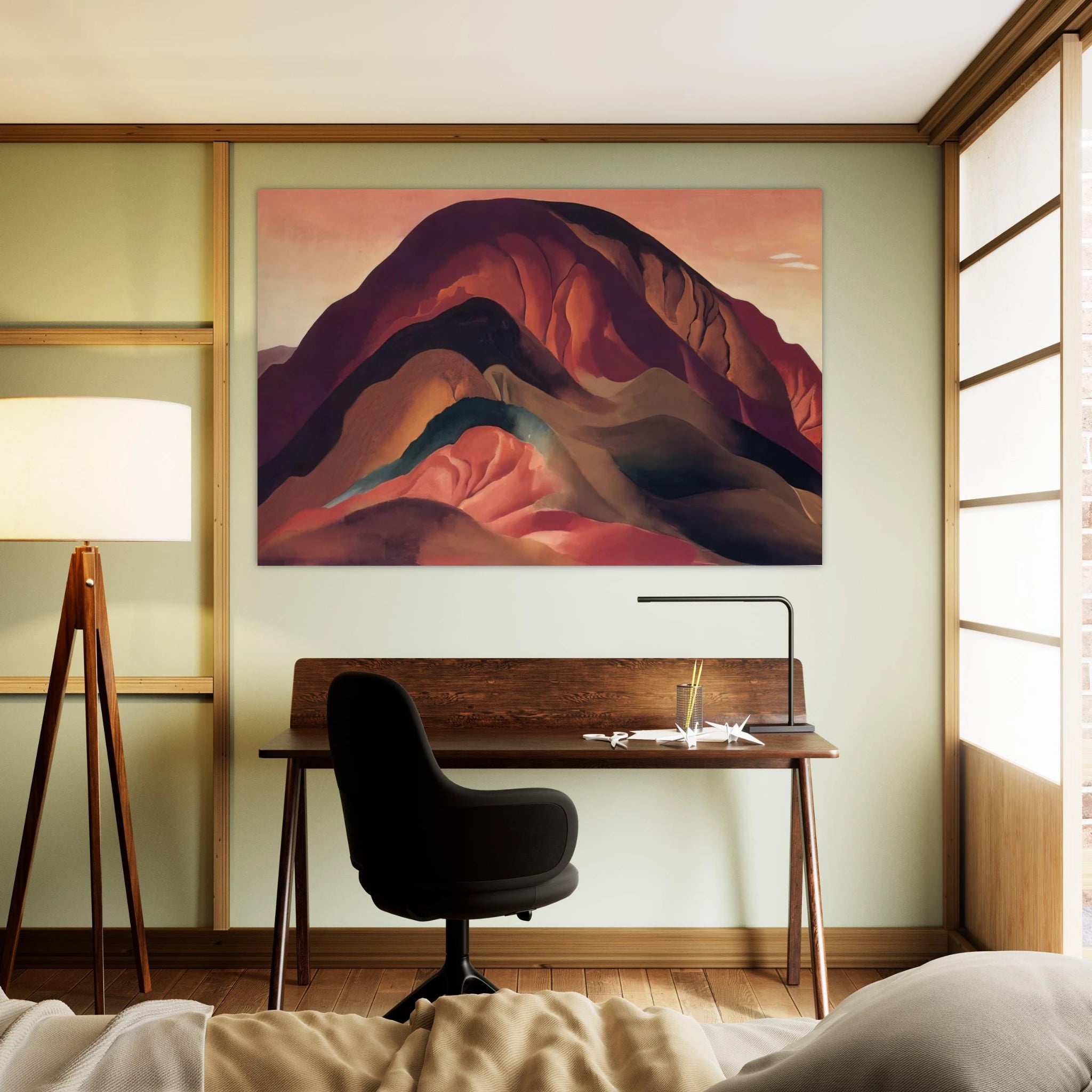 Rust Red Hills Poster | Georgia O'Keeffe Poster | Georgia O Keeffe Prints