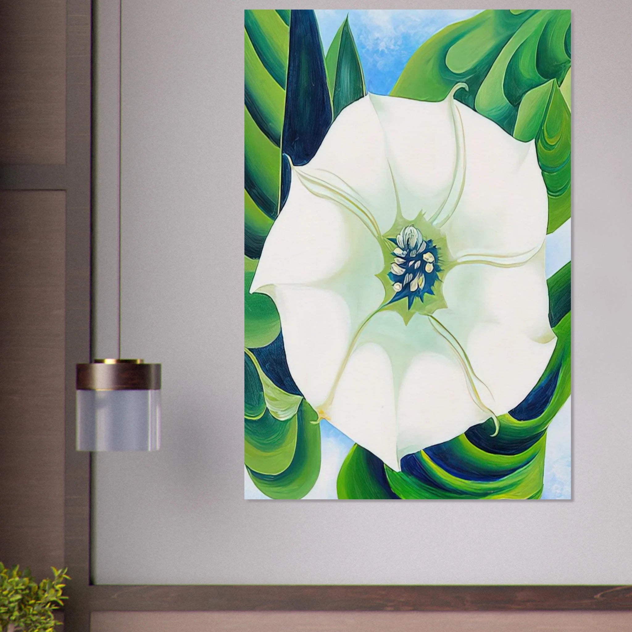 Jimson Weed Poster | Georgia O'Keeffe Poster | Georgia O Keeffe Prints