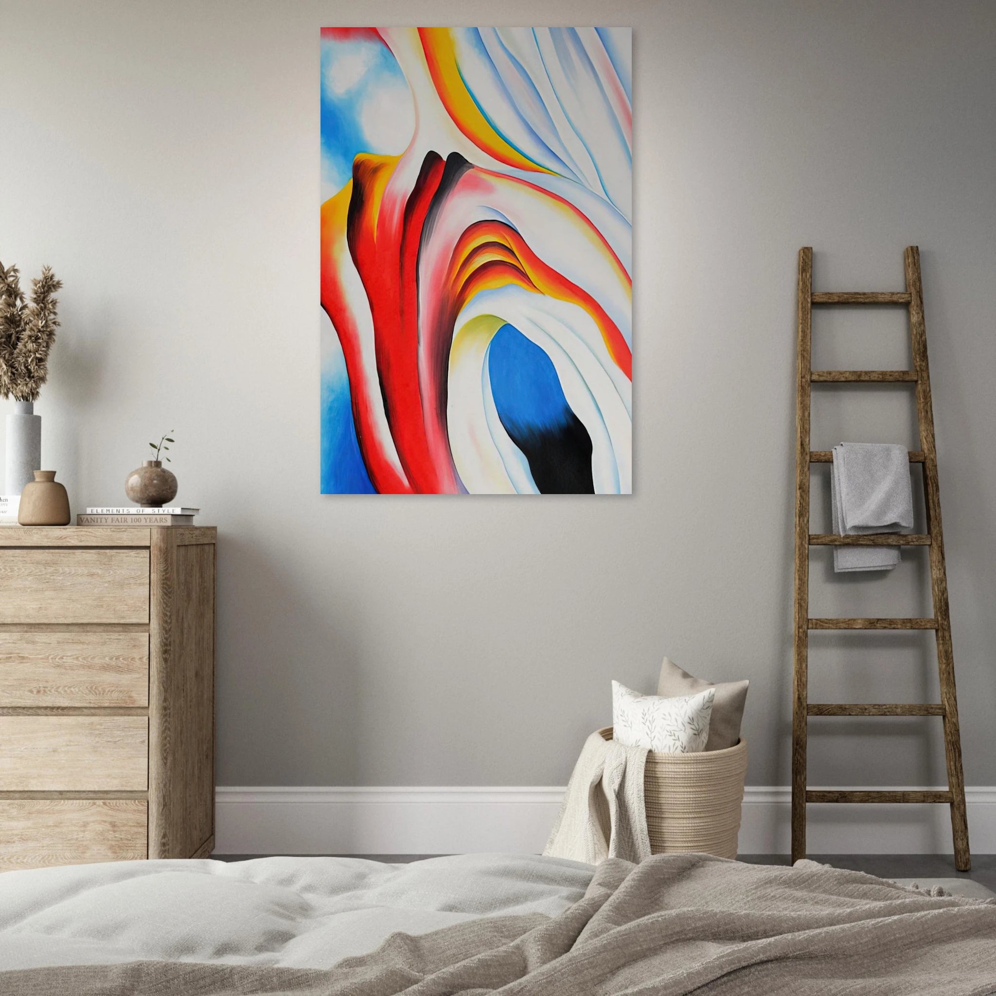 Music Pink and Blue Poster | Georgia O'Keeffe Poster | Georgia O Keeffe Prints