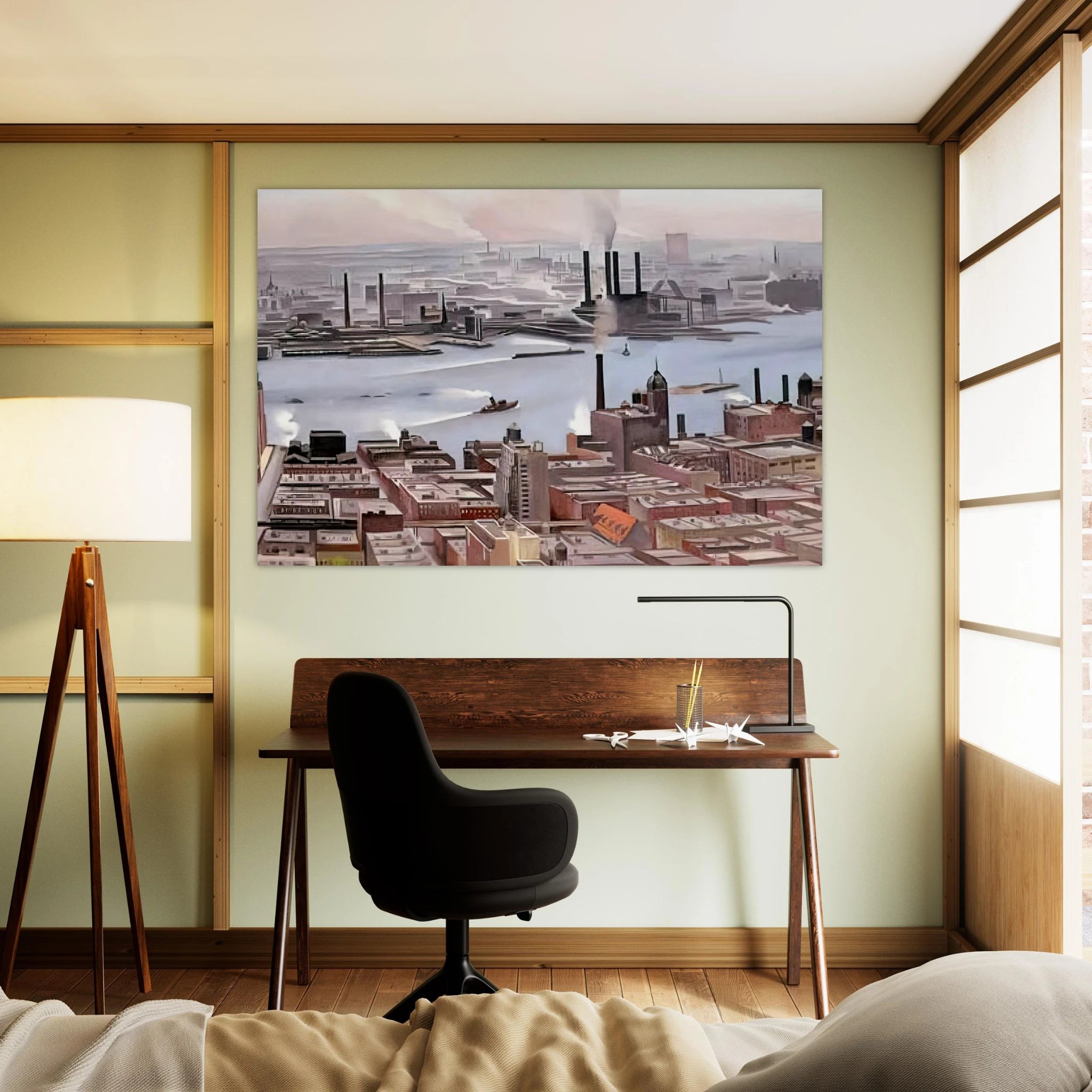 East River from the Thirtieth Story of the Shelton Hotel Poster | Georgia O'Keeffe Poster | Georgia O Keeffe Prints