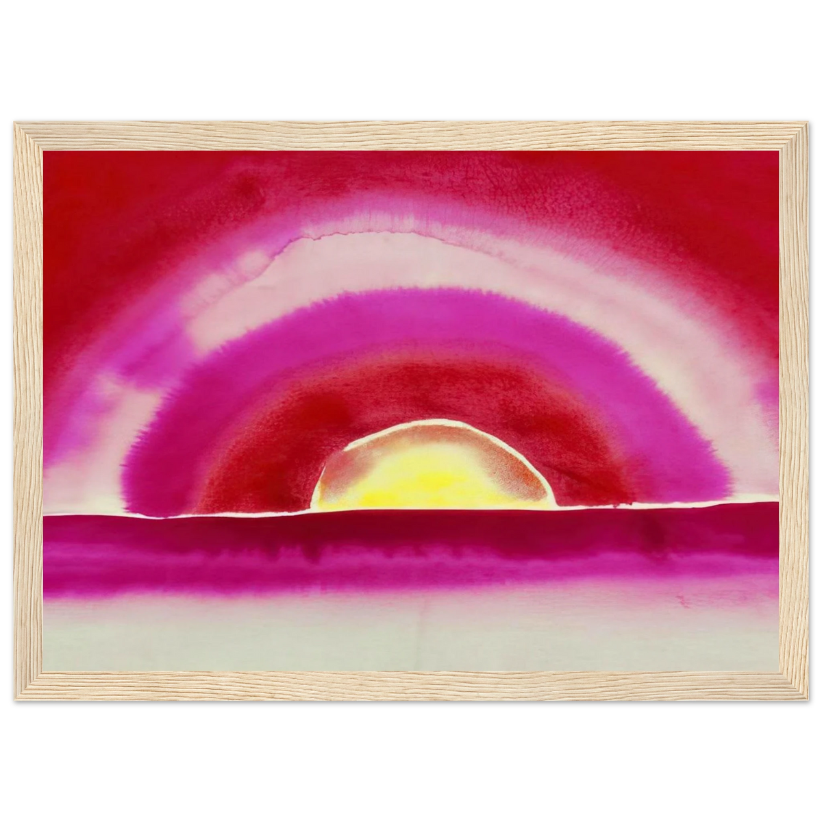 Sunrise Framed Poster | Georgia O'Keeffe Framed Prints Wall Art | Georgia O Keeffe Prints