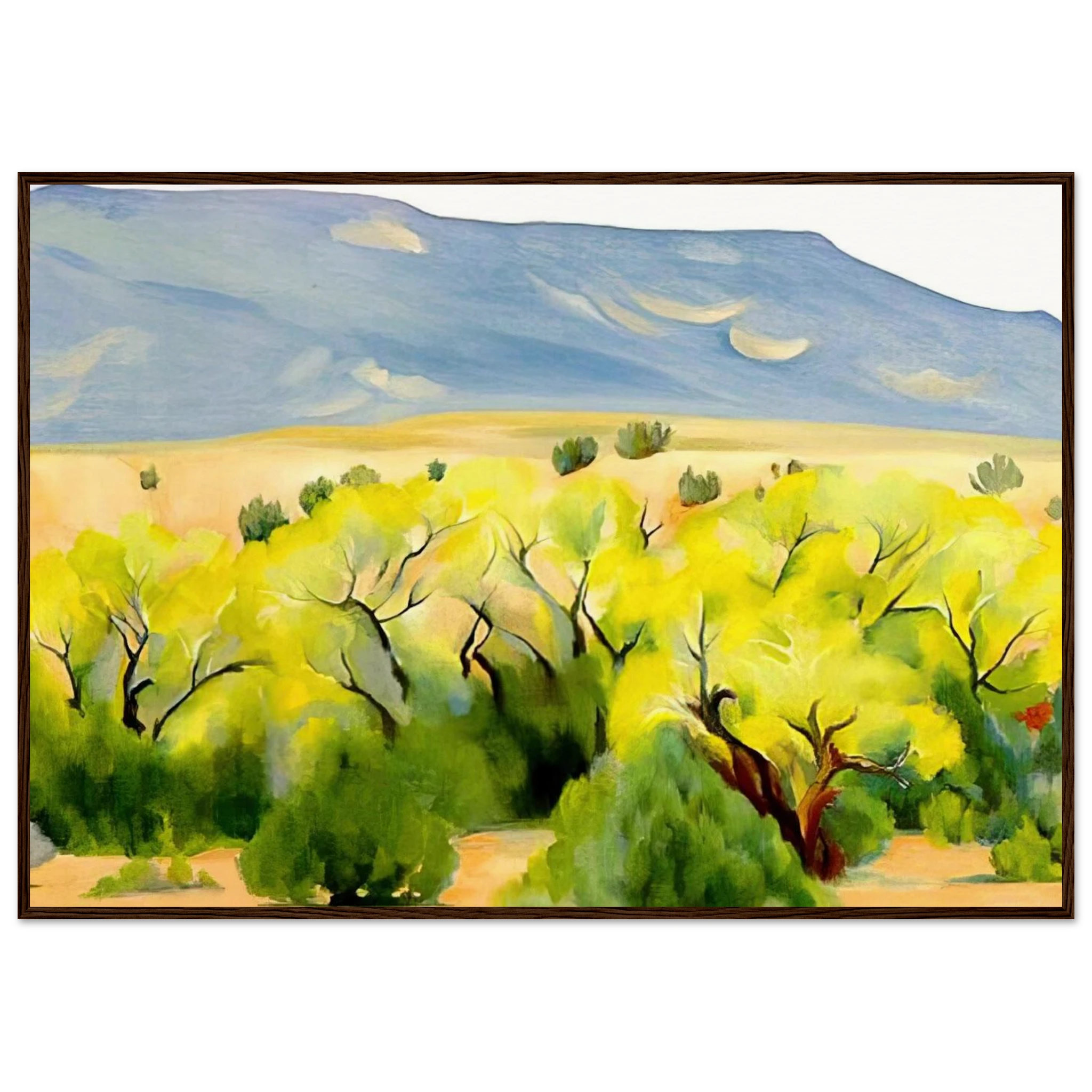 Cottonwood III Framed Poster | Georgia O'Keeffe Framed Prints Wall Art | Georgia O Keeffe Prints