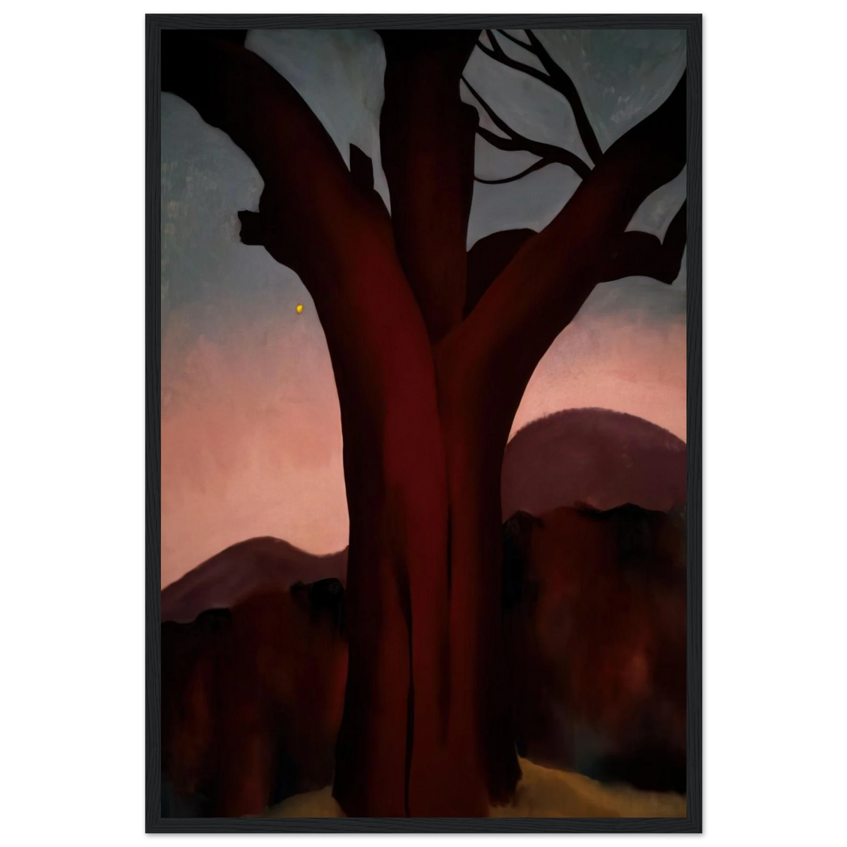 Autumn Trees - Chestnut Tree Framed Poster | Georgia O'Keeffe Framed Prints Wall Art | Georgia O Keeffe Prints