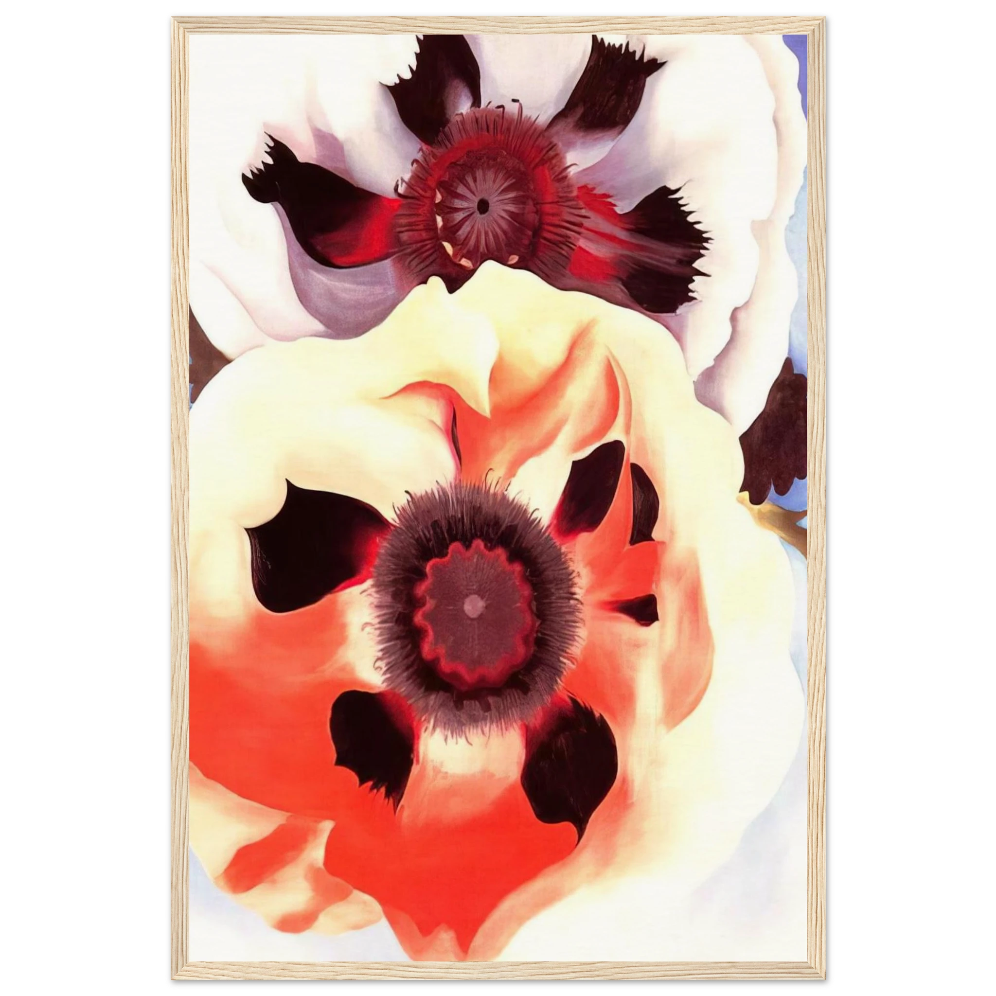 Poppies Framed Poster | Georgia O'Keeffe Framed Prints Wall Art | Georgia O Keeffe Prints