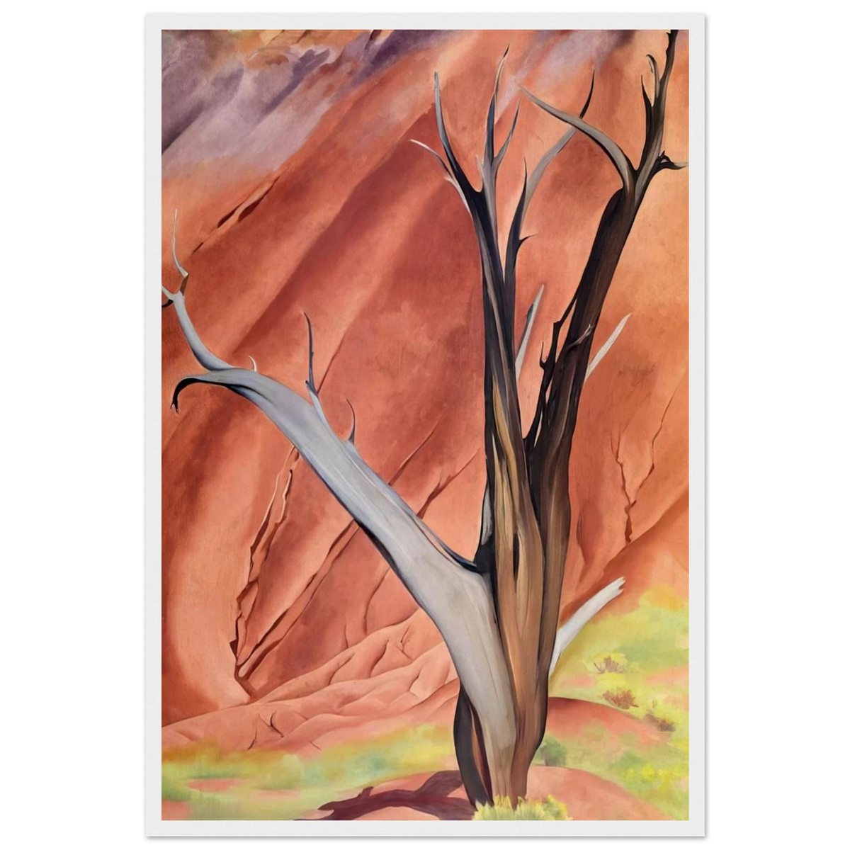 Gerald`s Tree Framed Poster | Georgia O'Keeffe Framed Prints Wall Art | Georgia O Keeffe Prints