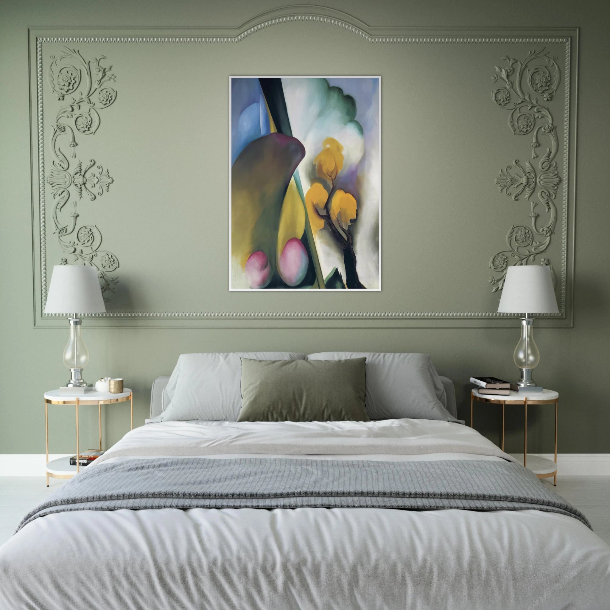Spring Framed Poster | Georgia O'Keeffe Framed Prints Wall Art | Georgia O Keeffe Prints
