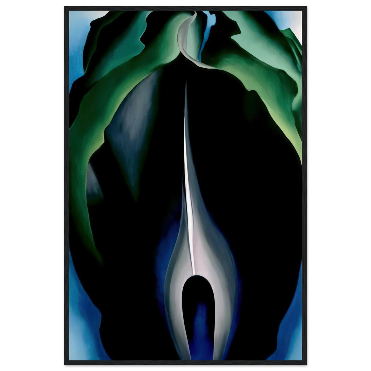 Jack-in-the-Pulpit No. IV Framed Poster | Georgia O'Keeffe Framed Prints Wall Art | Georgia O Keeffe Prints