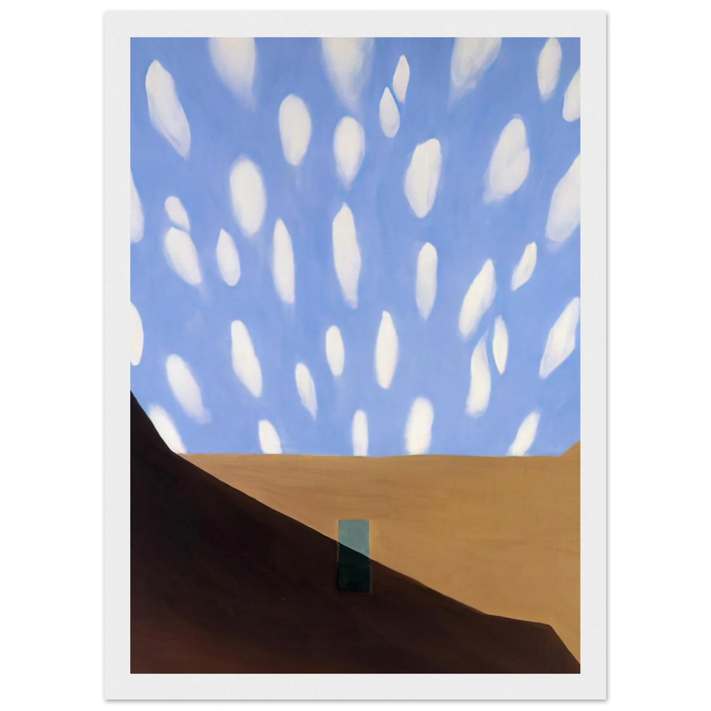 In the Patio VIII Framed Poster | Georgia O'Keeffe Framed Prints Wall Art | Georgia O Keeffe Prints