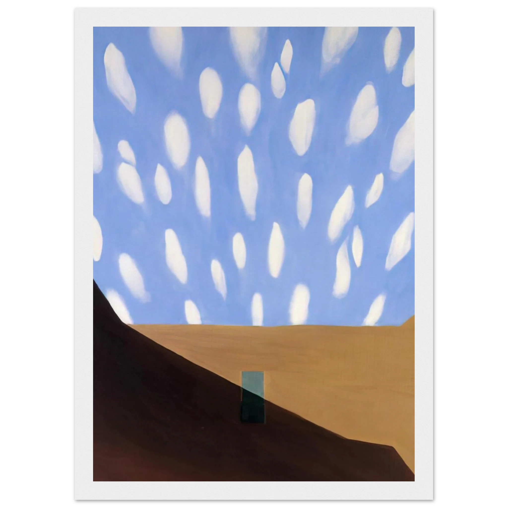 In the Patio VIII Framed Poster | Georgia O'Keeffe Framed Prints Wall Art | Georgia O Keeffe Prints