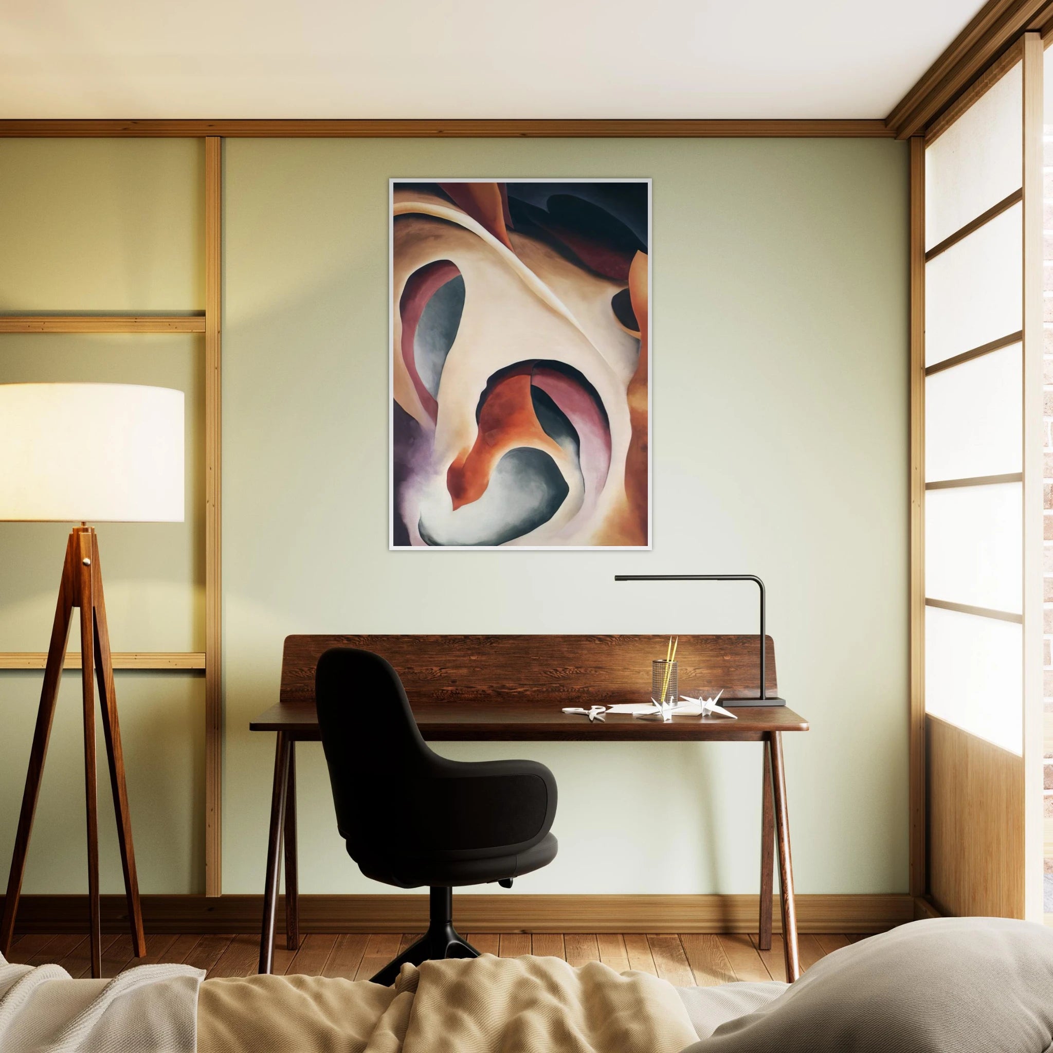 Leaf Motif 2 Framed Poster | Georgia O'Keeffe Framed Prints Wall Art | Georgia O Keeffe Prints