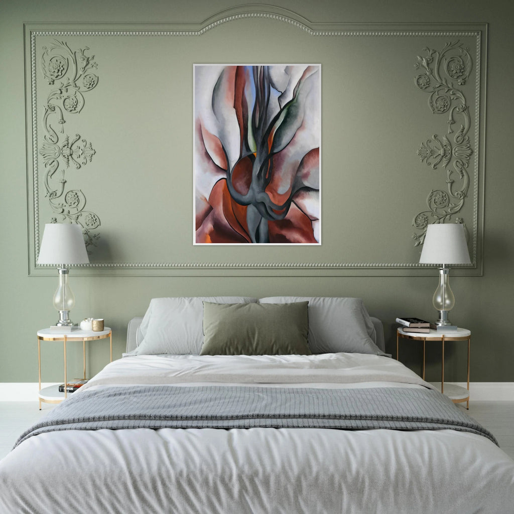 Autumn Trees - The Maple Framed Poster | Georgia O'Keeffe Framed Prints Wall Art | Georgia O Keeffe Prints