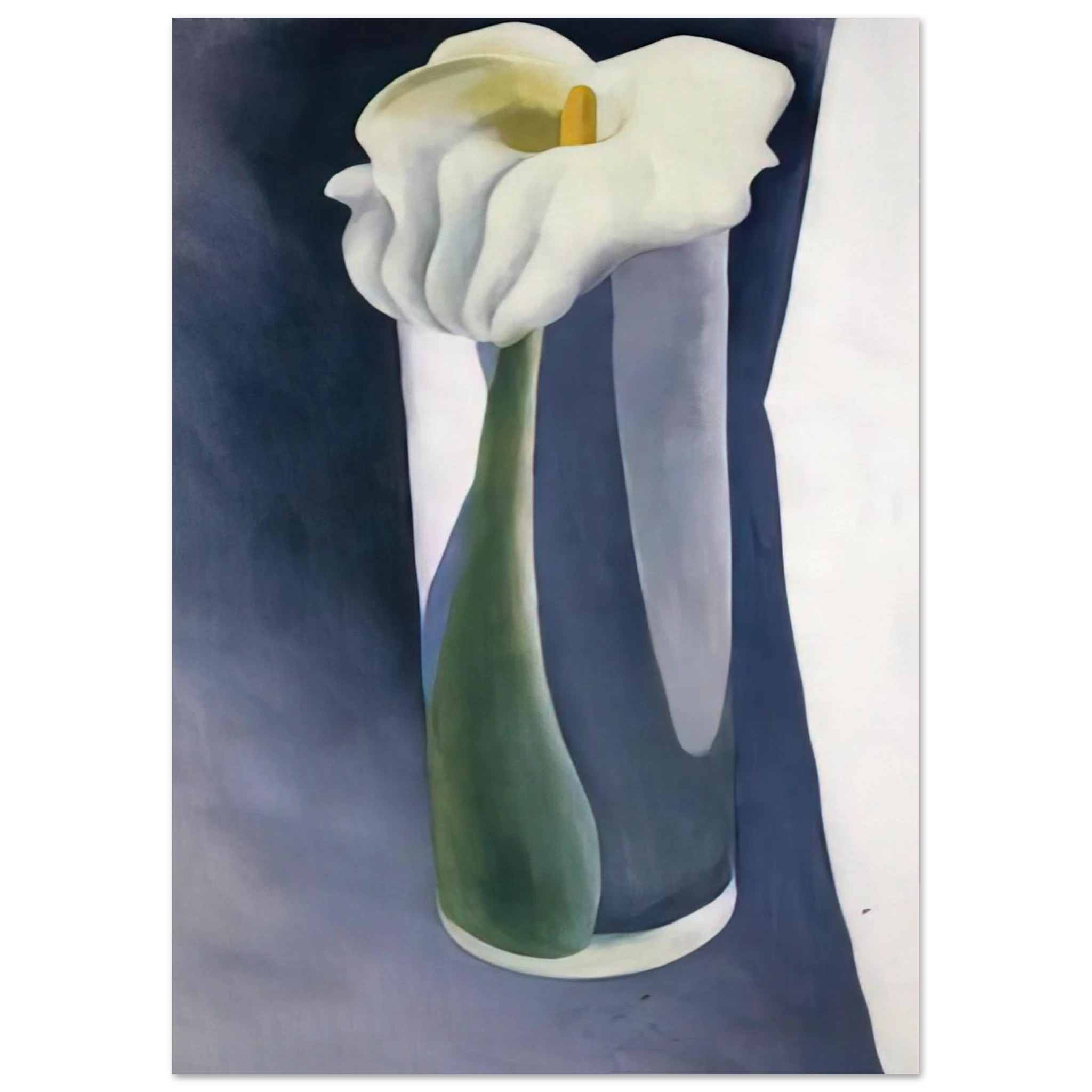 Calla Lily in Tall Glass Poster | Georgia O'Keeffe Poster | Georgia O Keeffe Prints