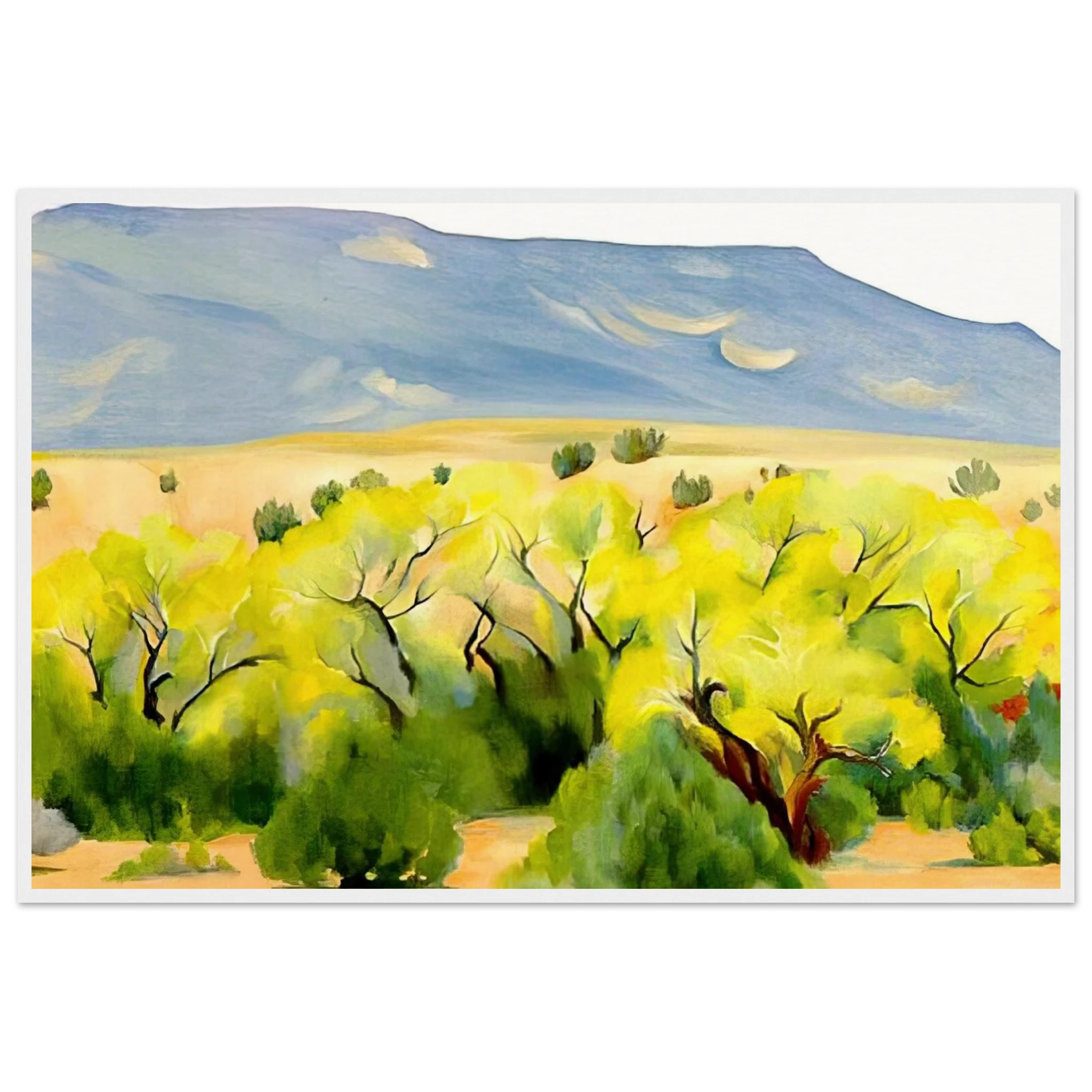 Cottonwood III Framed Poster | Georgia O'Keeffe Framed Prints Wall Art | Georgia O Keeffe Prints