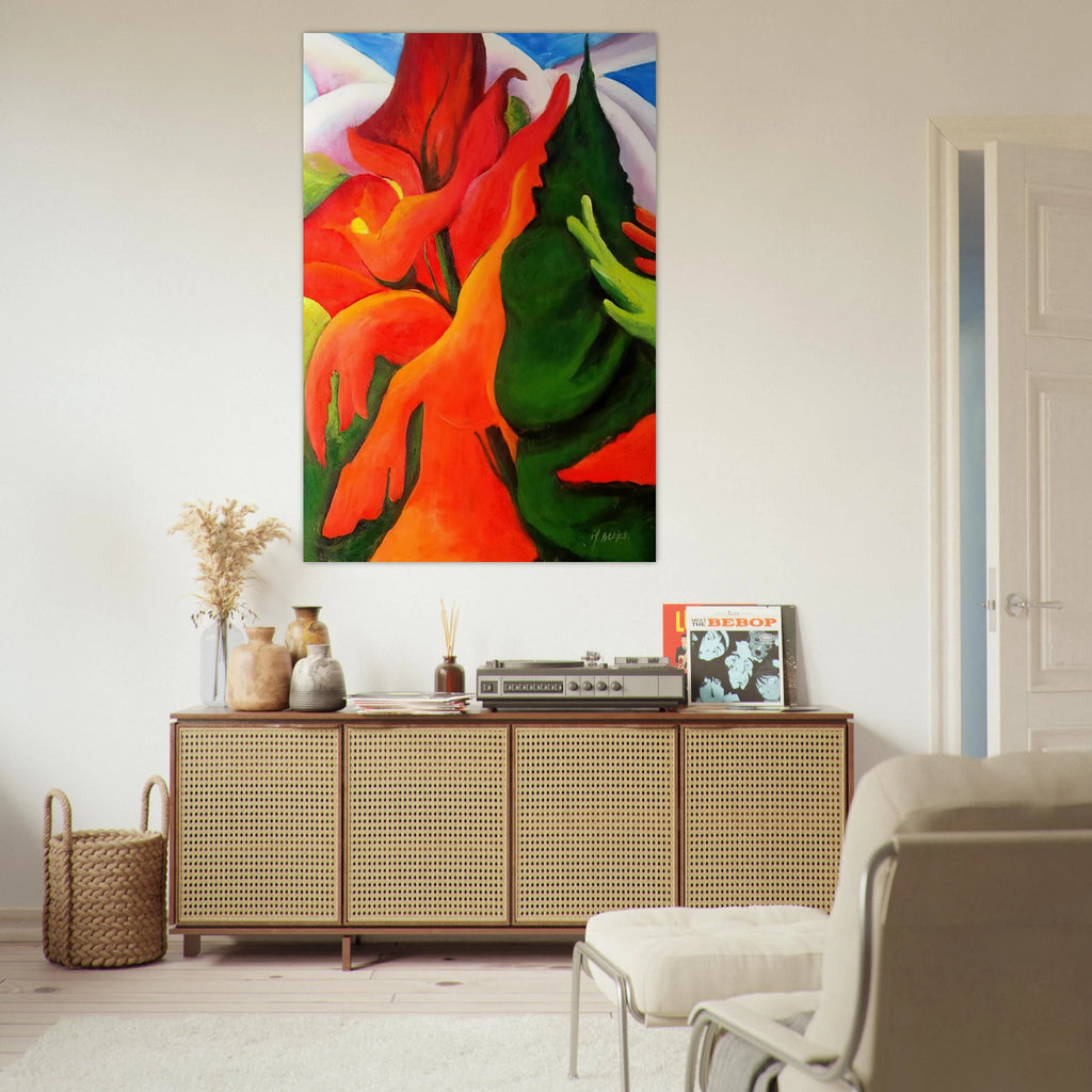 Melting Volcano Poster | Georgia O'Keeffe Poster | Georgia O Keeffe Prints