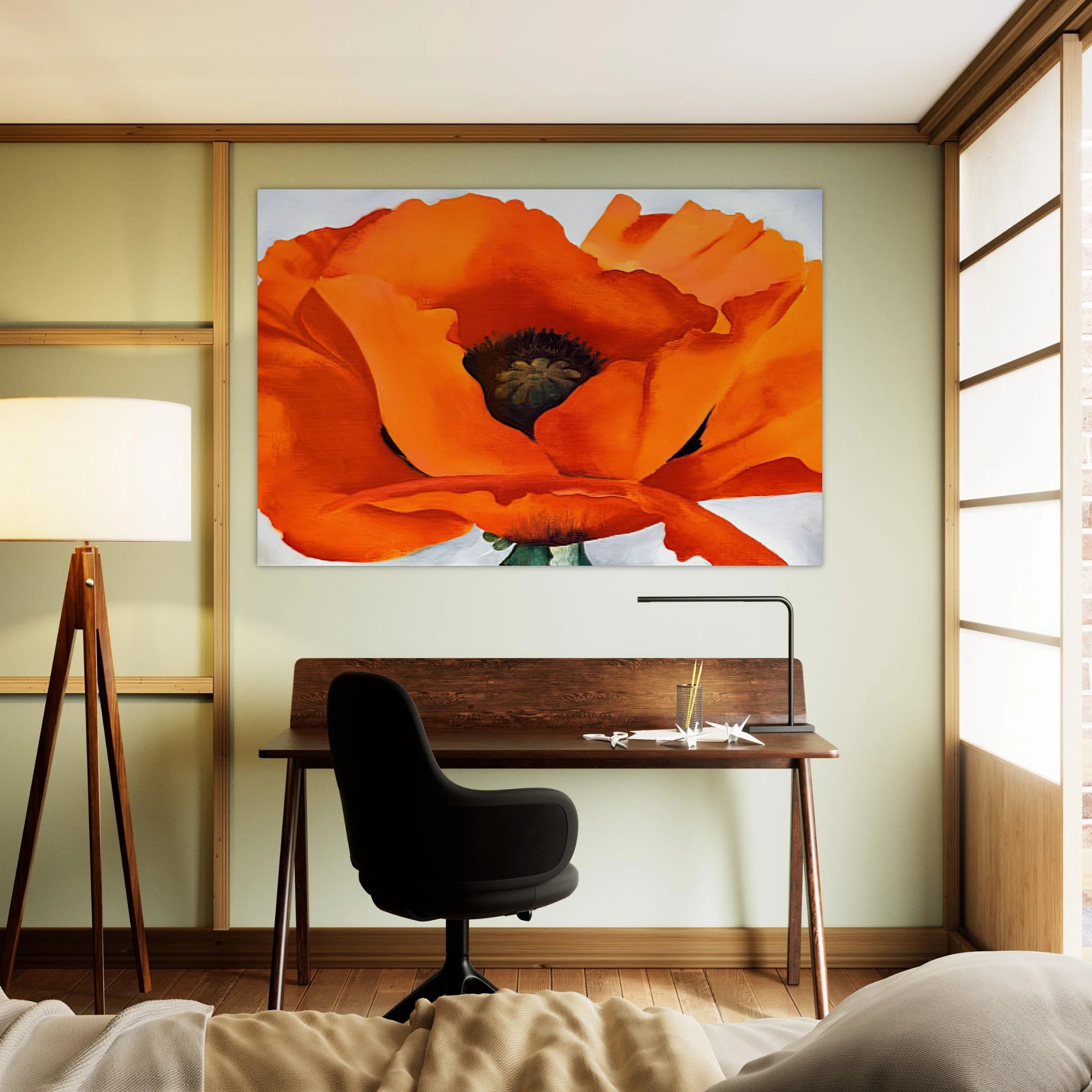 Red Poppy Poster | Georgia O'Keeffe Poster | Georgia O Keeffe Prints