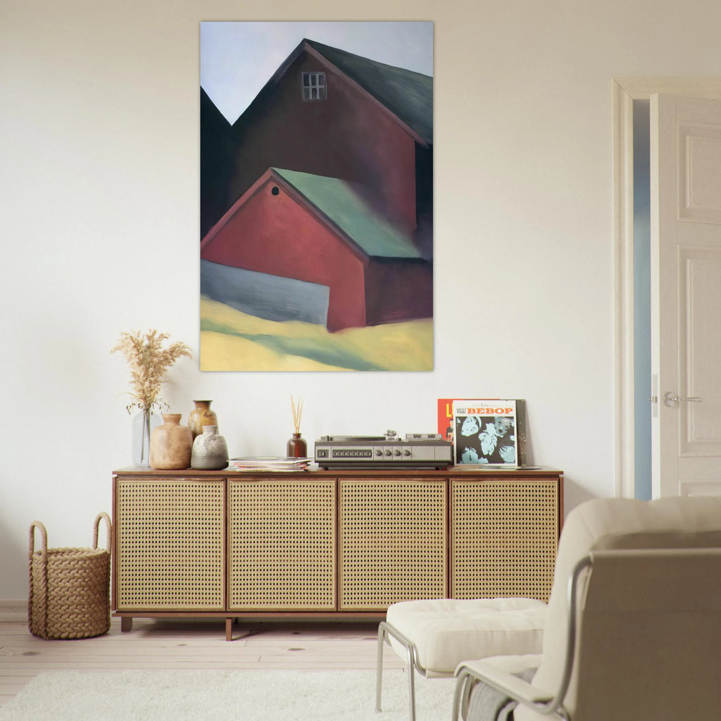 Ends Of Barns Poster | Georgia O'Keeffe Poster | Georgia O Keeffe Prints