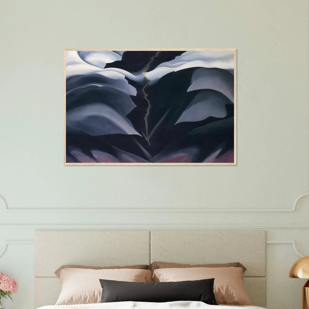 Black Place II Framed Poster | Georgia O'Keeffe Framed Prints Wall Art | Georgia O Keeffe Prints