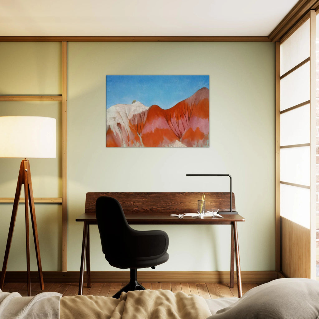 Series near abiquiu, New Mexico - Hills to the left Canvas | Georgia O'Keeffe Canvas | Georgia O Keeffe Prints