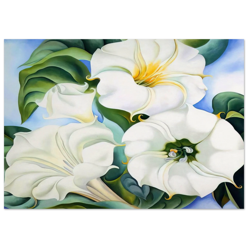 Jimson Weed 3 Poster | Georgia O'Keeffe Poster | Georgia O Keeffe Prints