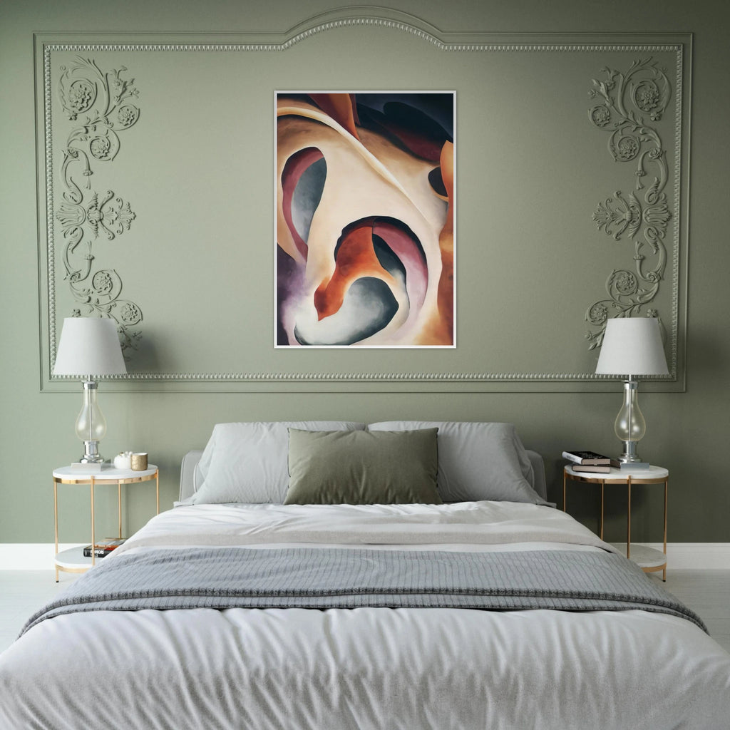 Leaf Motif 2 Framed Poster | Georgia O'Keeffe Framed Prints Wall Art | Georgia O Keeffe Prints